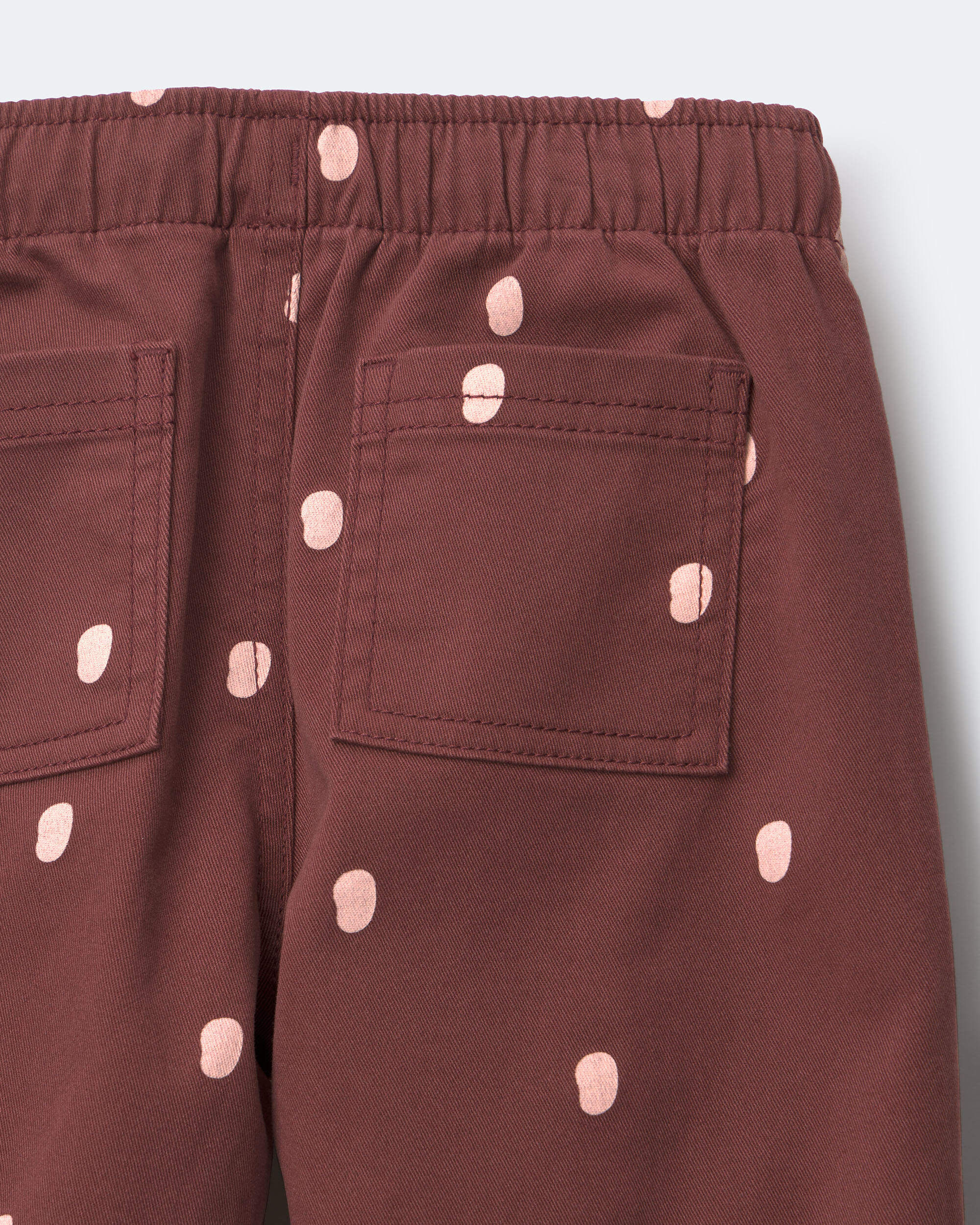 Toddler Girl Pleated Pants in Leopard - Brown - Image 5