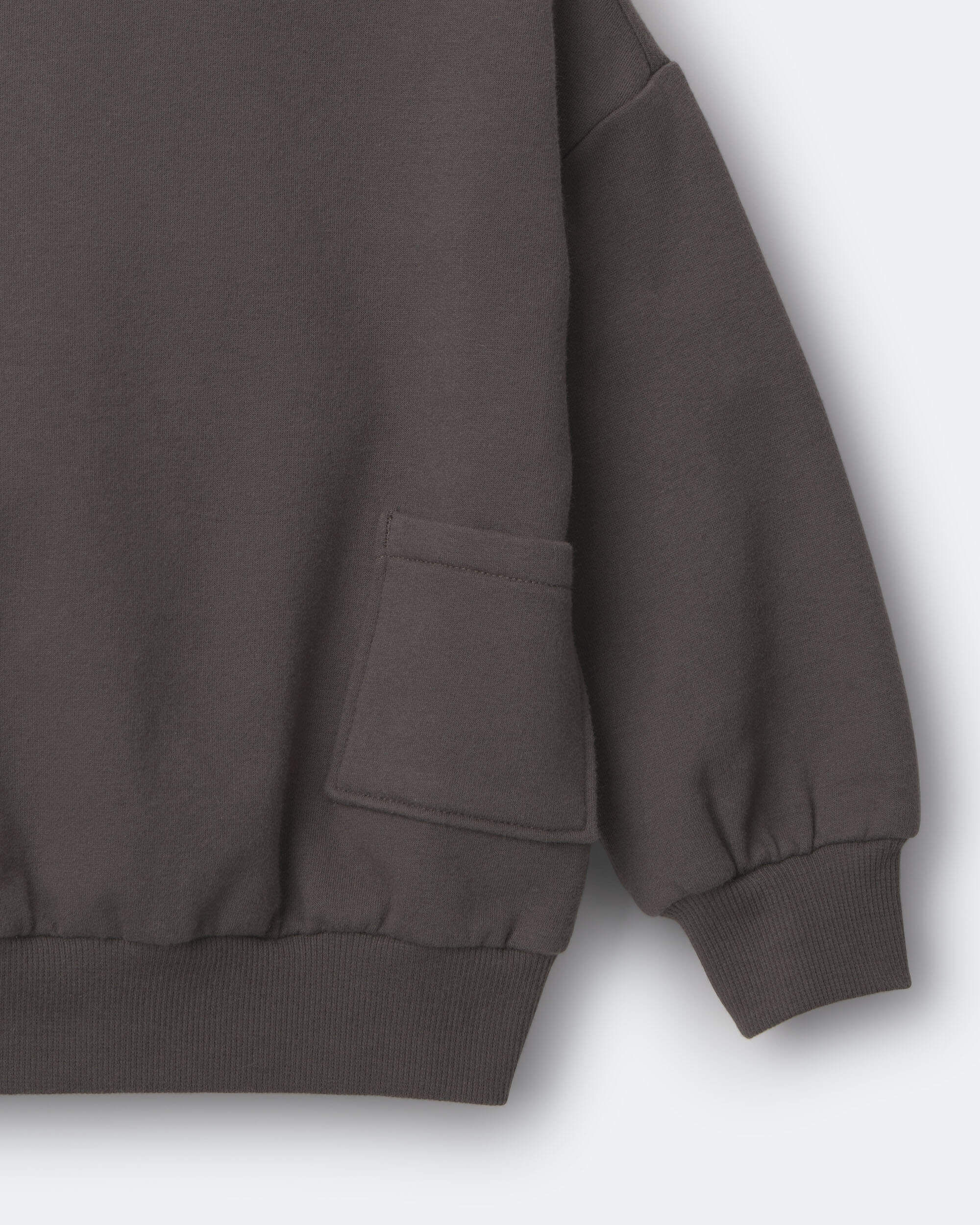 Toddler Otter Sweatshirt™ with Pockets - Dark Grey - Image 3