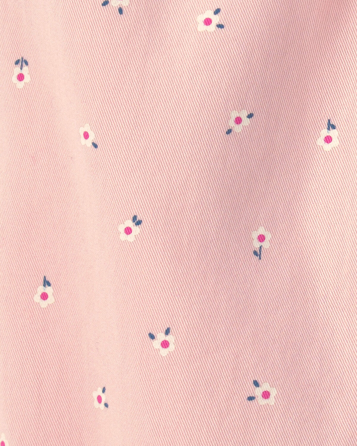 Toddler Girl Floral Twill Pull-On Pants - Pink - Image 3