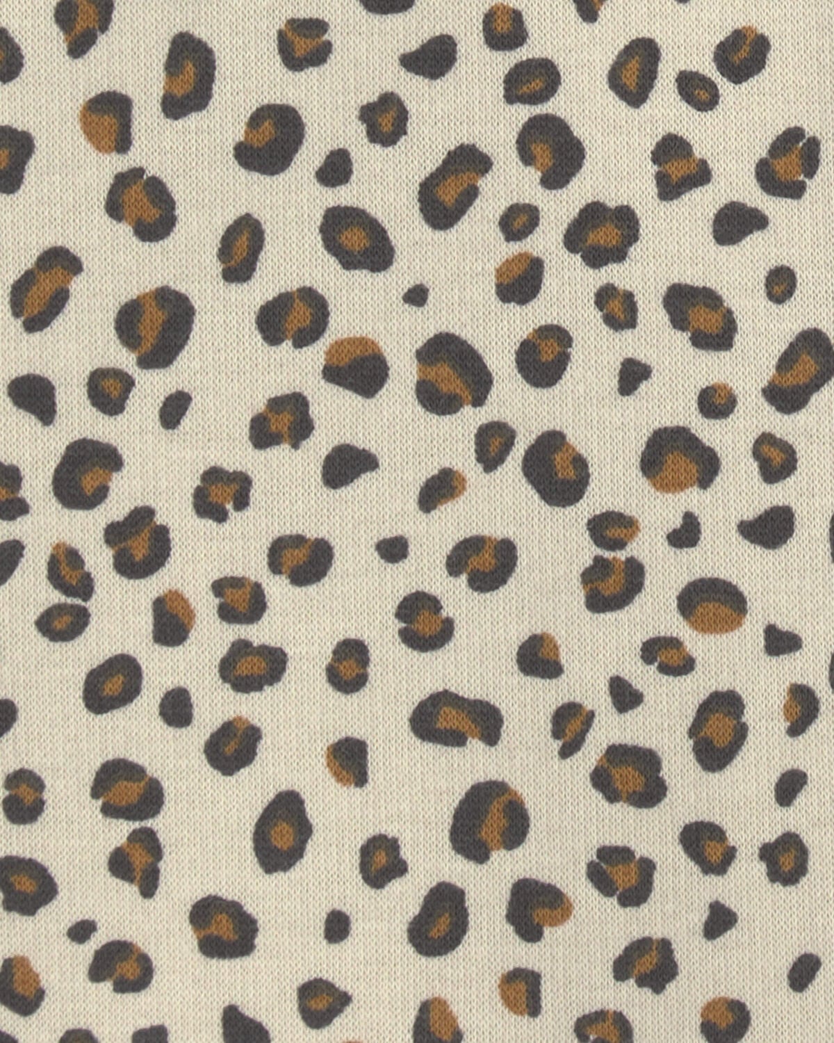 Toddler Girl Leopard Fleece Pull-On Stretch Leggings - Brown - Image 4
