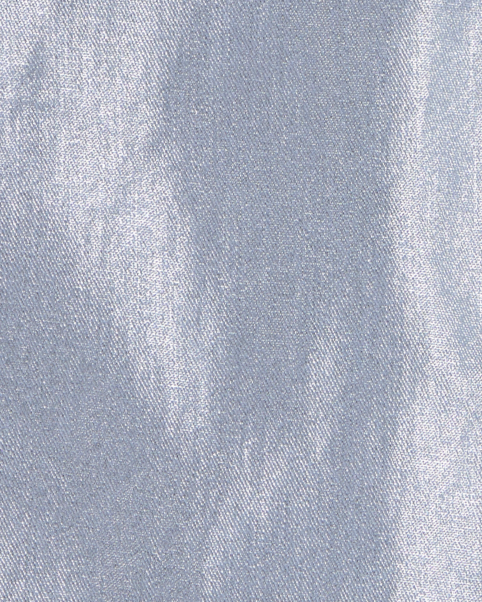 Toddler Girl Metallic Wide-Leg Pants - Silver - Image 4
