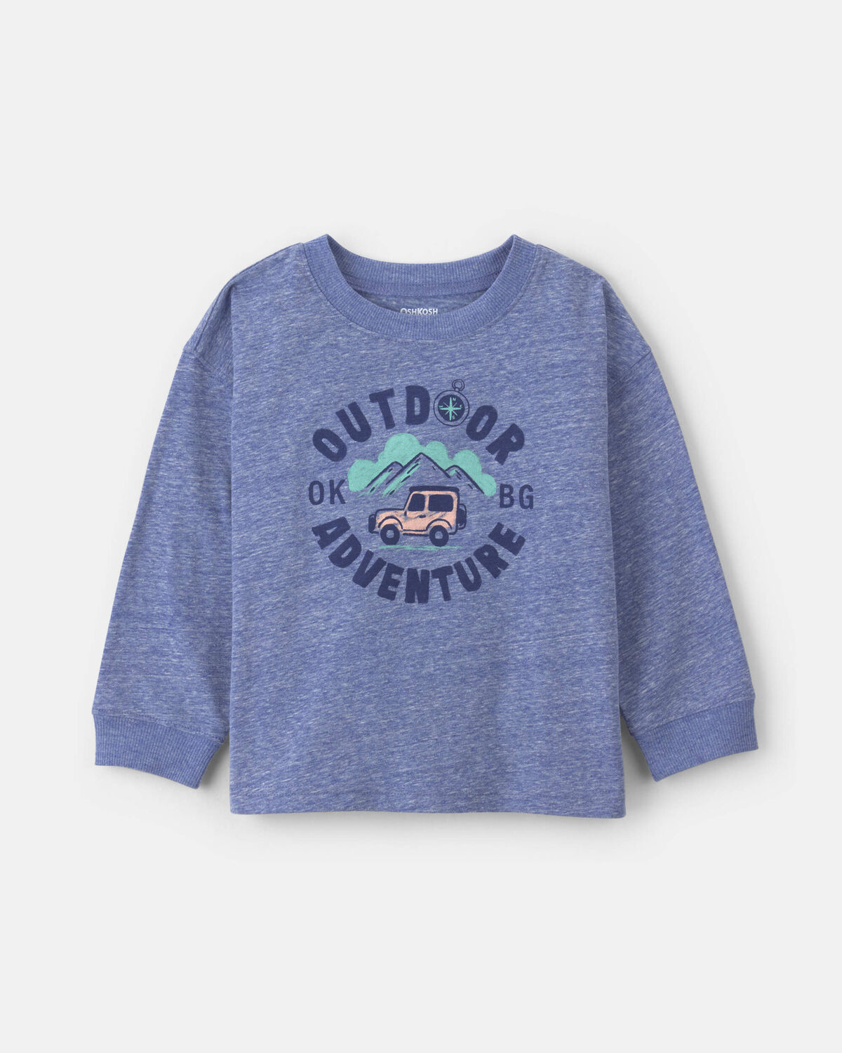 Toddler Boy 'Outdoor Adventure' Long-Sleeve Graphic Tee - Blue