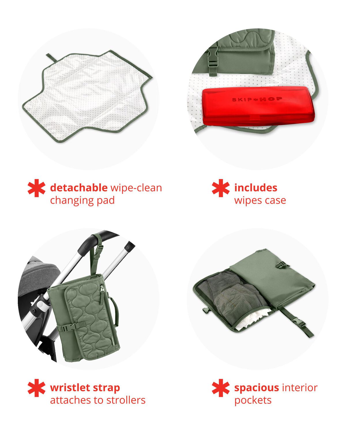 Pronto Signature Changing Station - Sage - Image 3