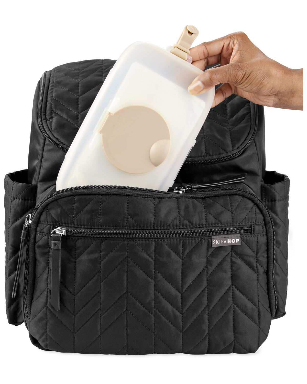 Grab & Go Snug Seal Wipes Case - Oat - Image 4