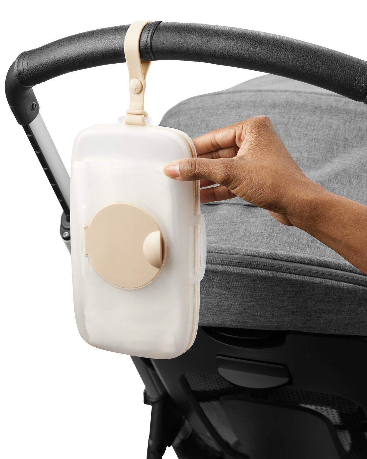 Grab & Go Snug Seal Wipes Case - Oat - Image 5