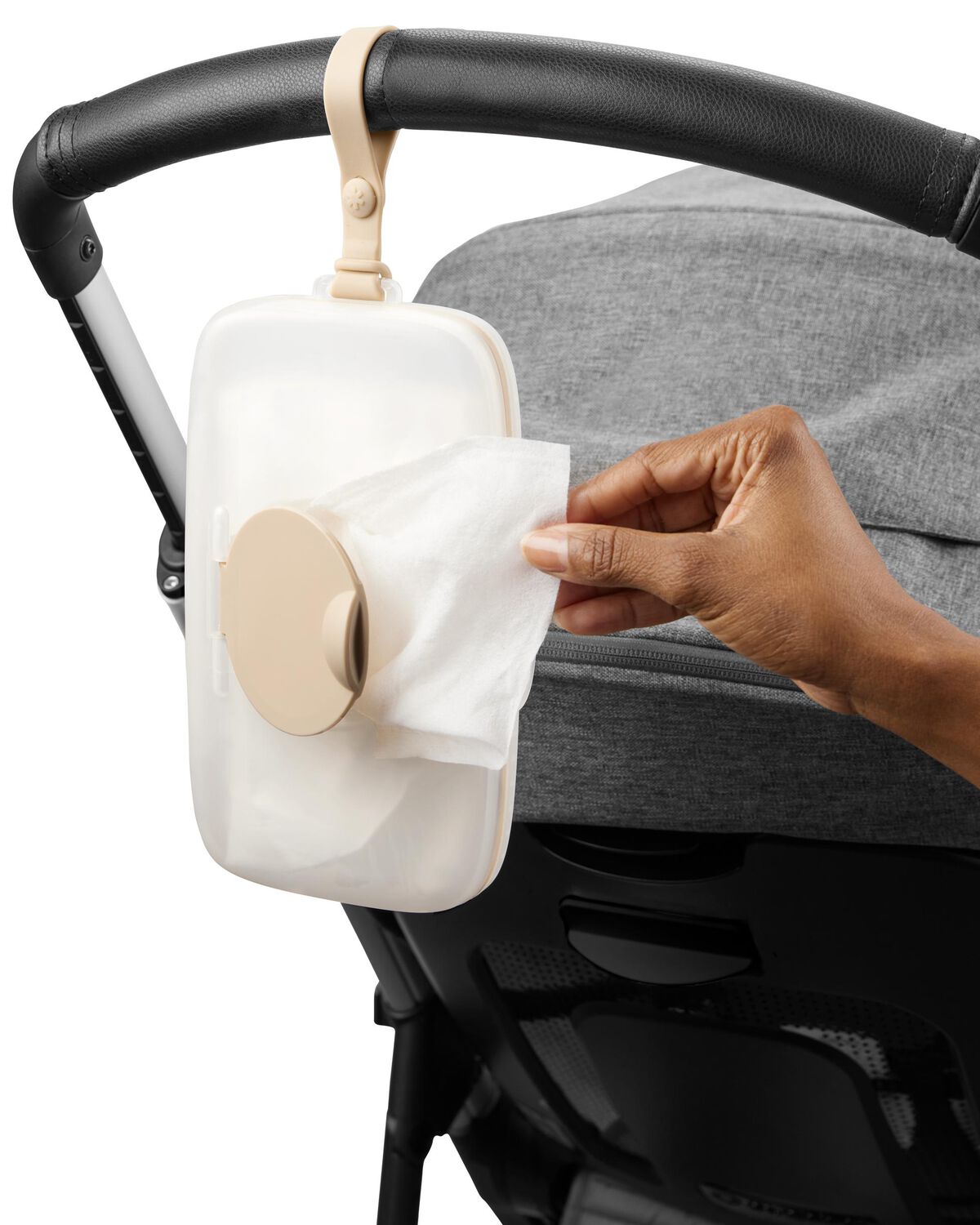 Grab & Go Snug Seal Wipes Case - Oat - Image 6