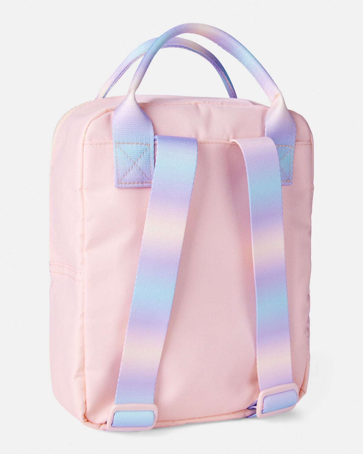 Girls Stitched Hearts Ombre Straps Mini Backpack - Pink - Image 2