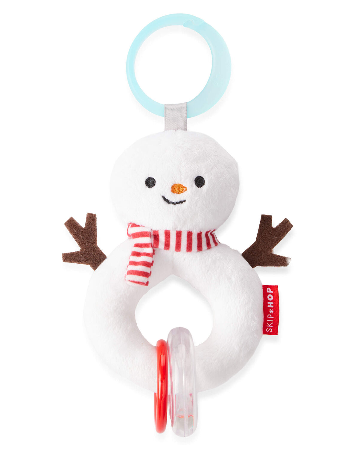 Snowman Baby Rattle Toy
