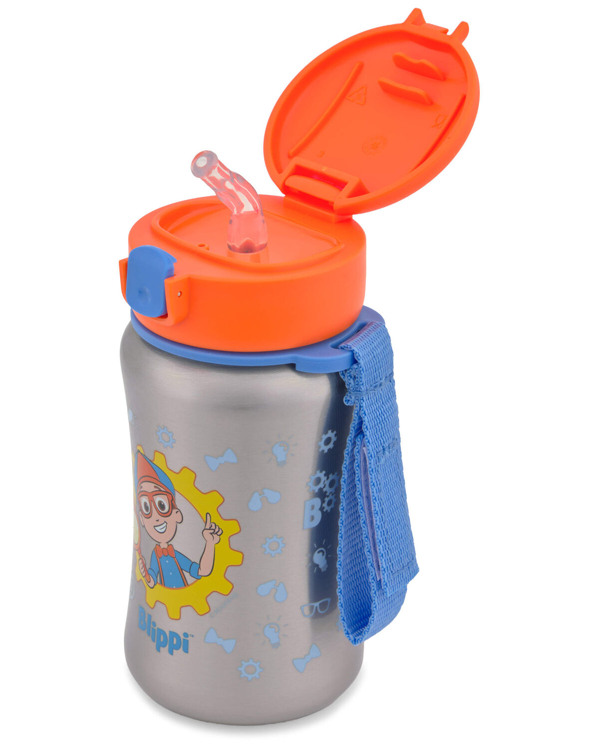 Blippi Stainless Steel Straw Bottle - Image 3