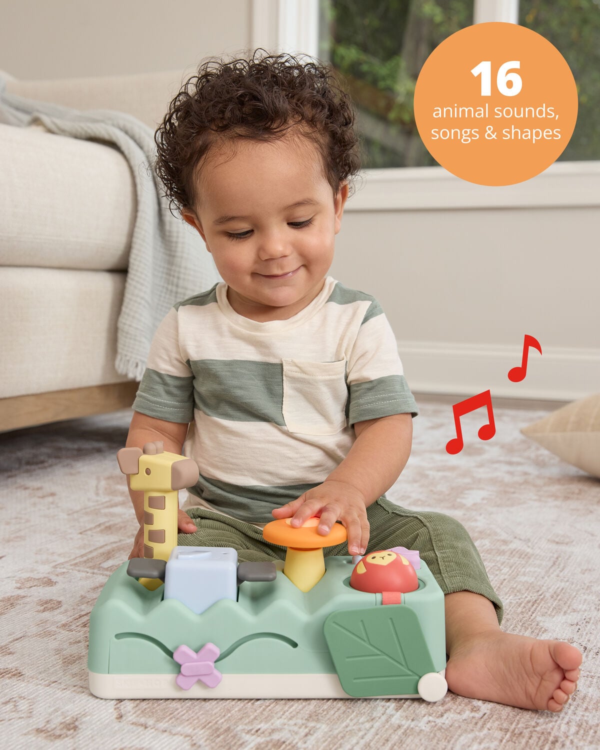 Geometric Wonders Musical Pounding Bench Baby Toy - Image 2
