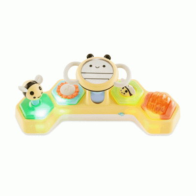Farmstand See & Bee Steering Wheel & Tummy Time Baby Toy
