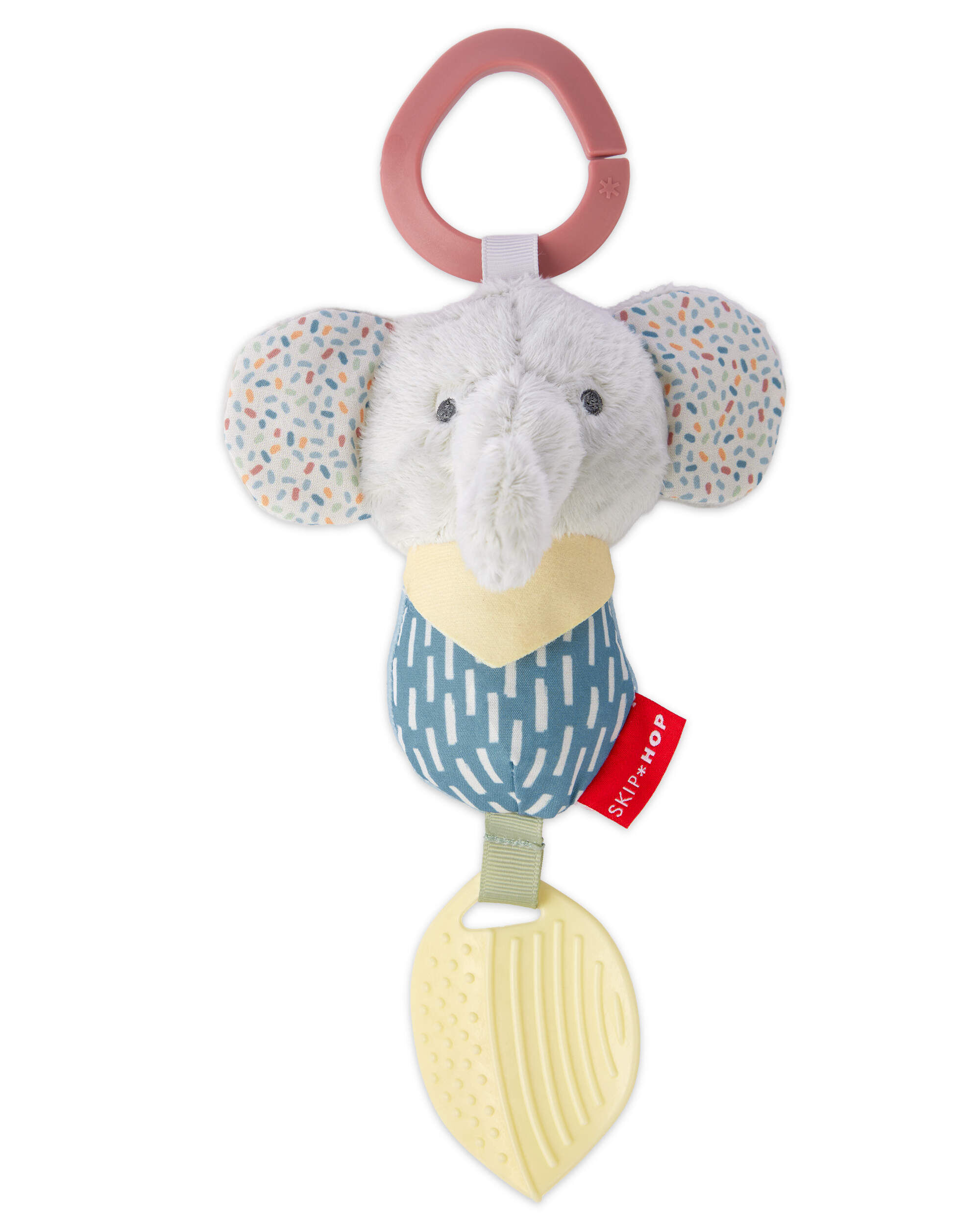 Bandana Buddies Chime & Teethe Toy - Elephant - Image 4