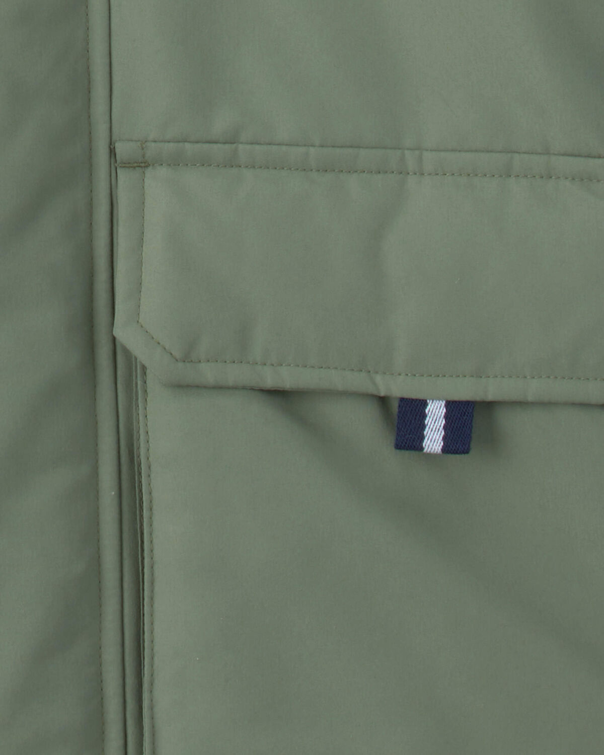 Boys Hooded Midweight Jacket - Green - Image 3
