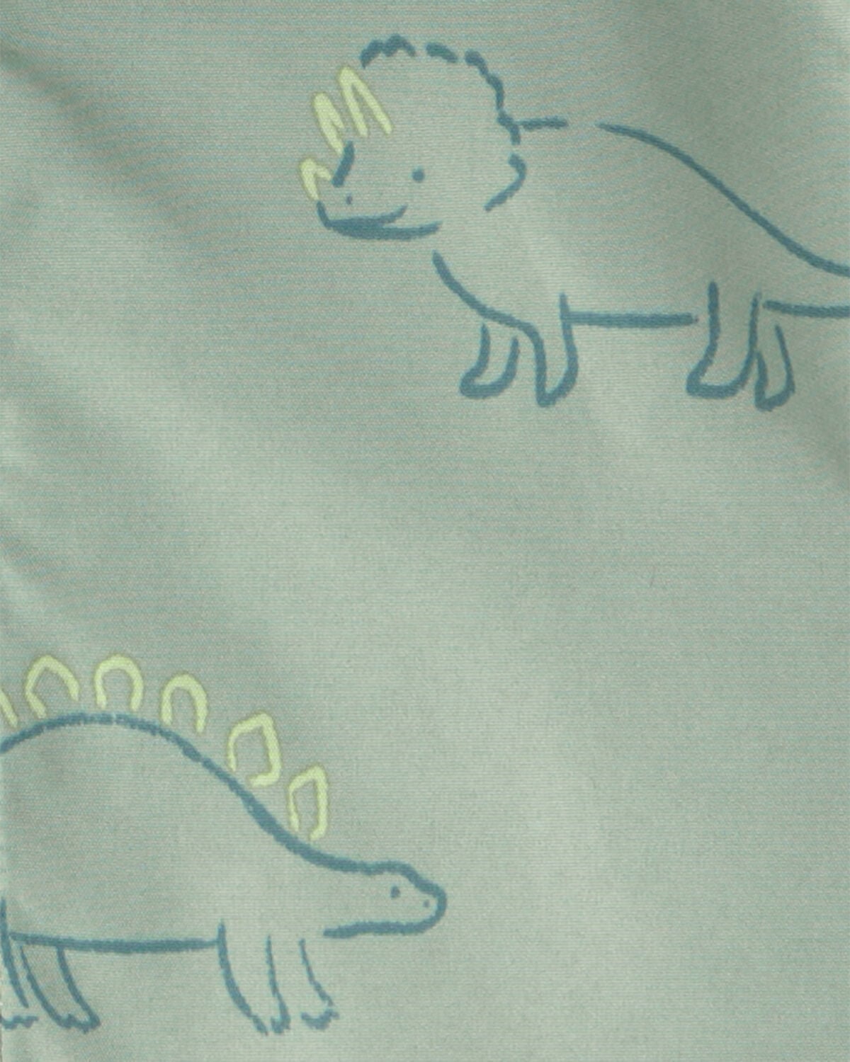 Baby Boy Dinosaur Raincoat - Green - Image 3