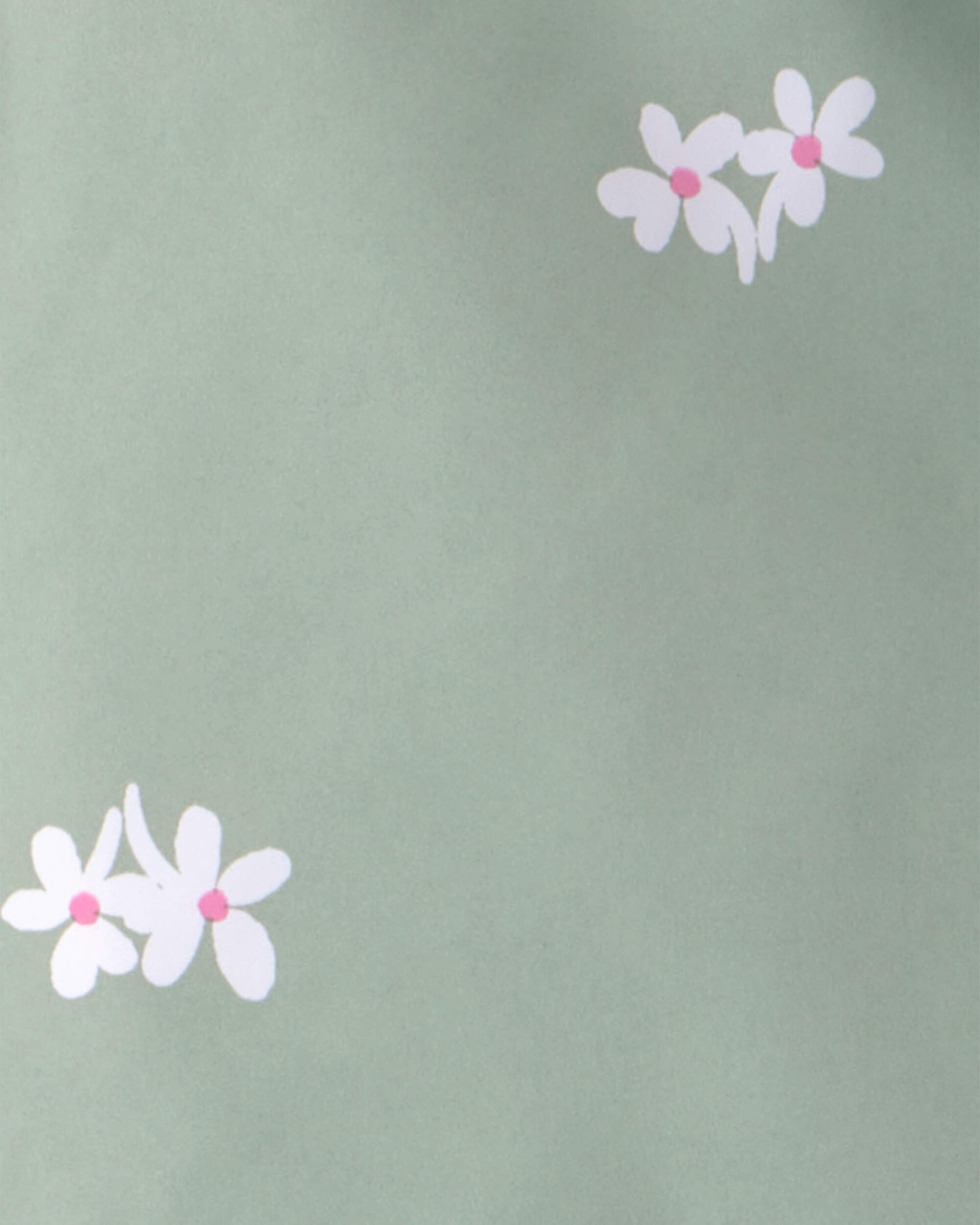 Toddler Girl Floral Windbreaker - Green - Image 4