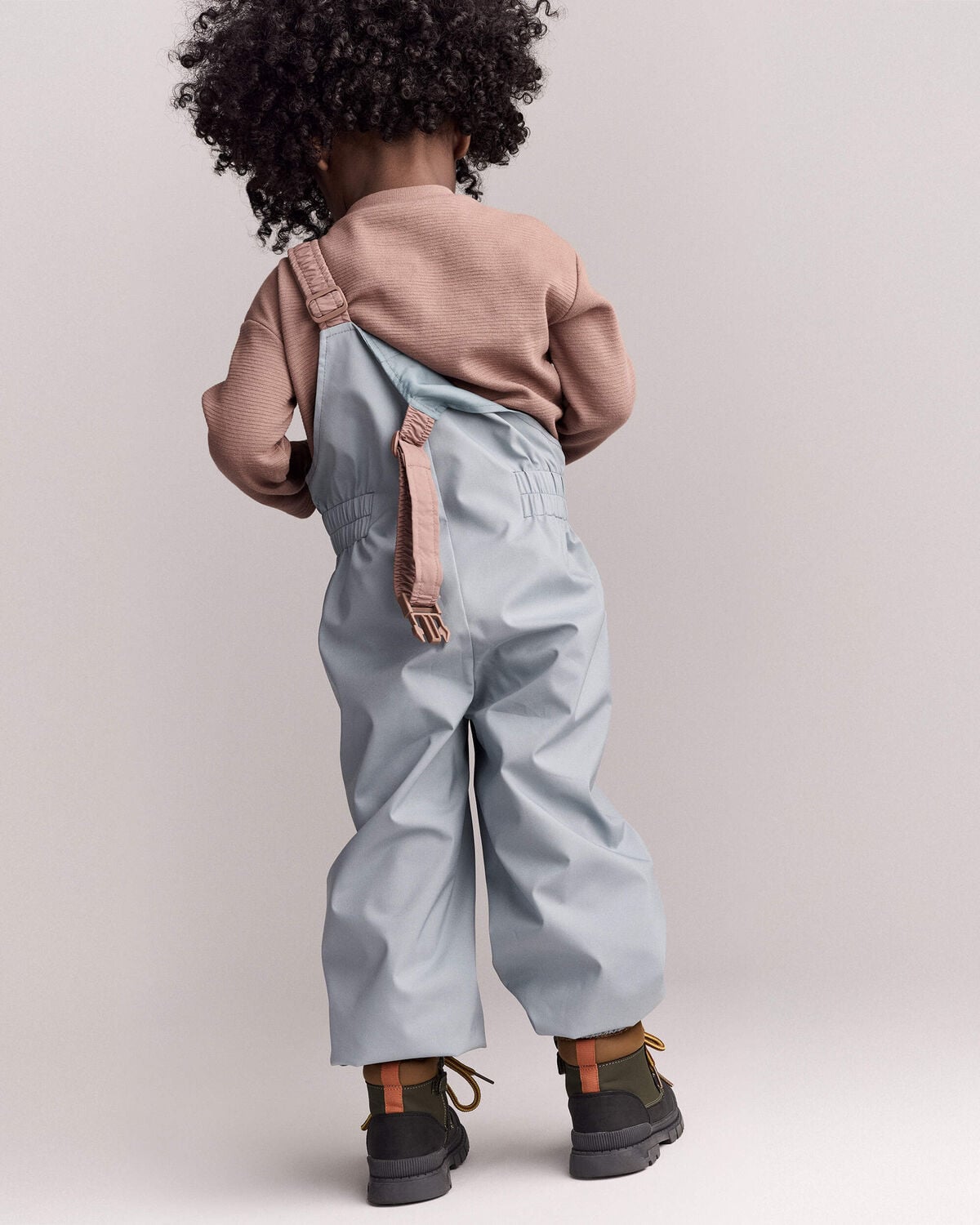 Toddler Rain Bib - Pale Blue - Image 4