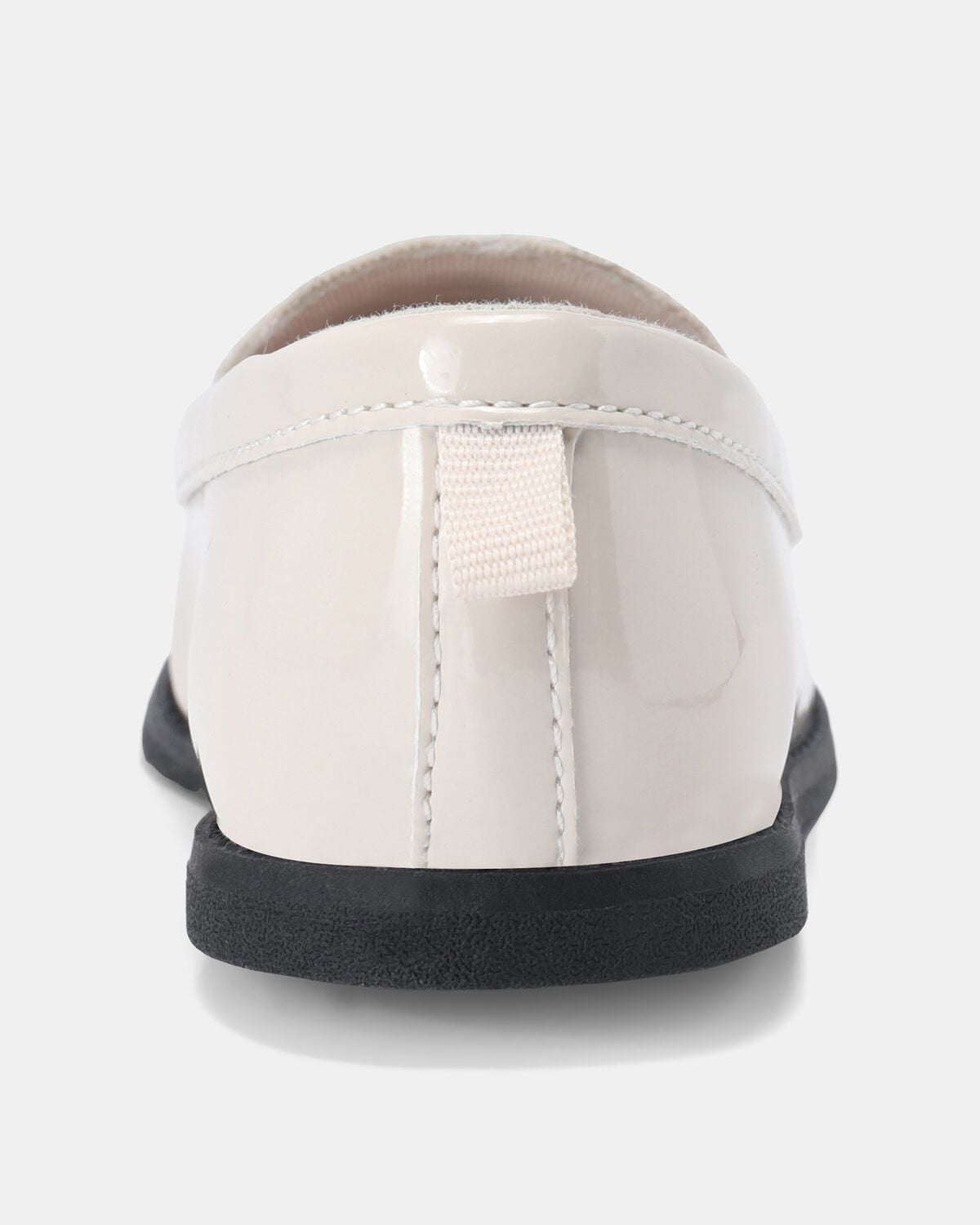 Toddler Girl Heart Dress Shoes - Cream - Image 3