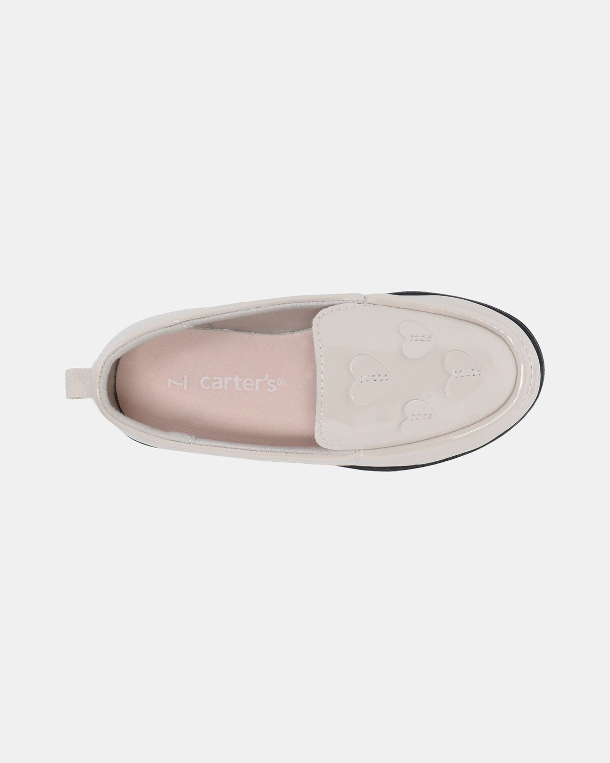 Toddler Girl Heart Dress Shoes - Cream - Image 4