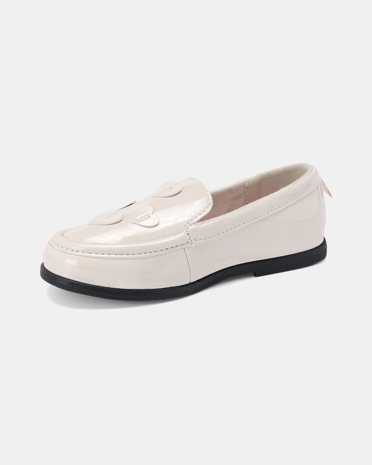 Toddler Girl Heart Dress Shoes - Cream - Image 6