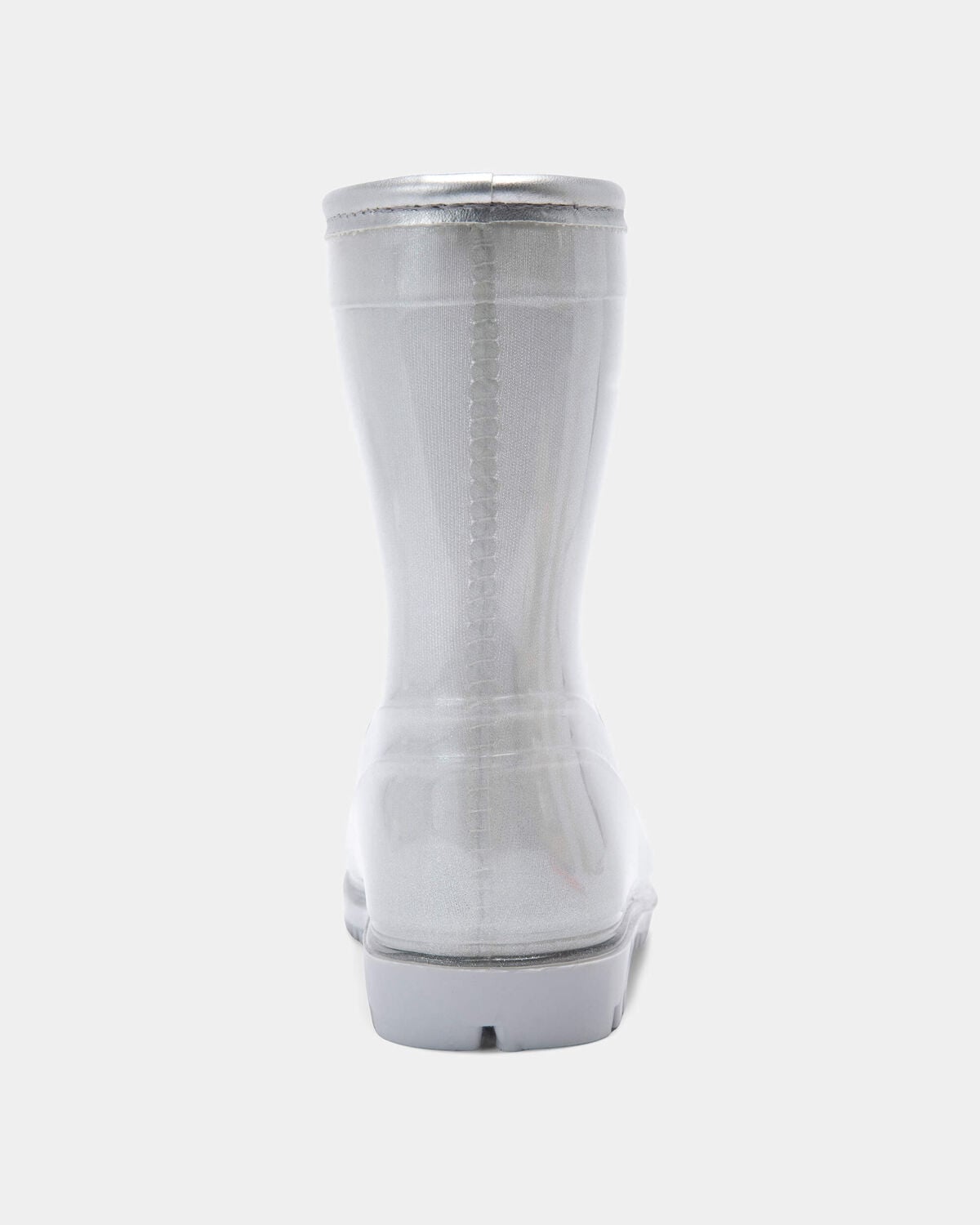 Toddler Girl Rain Boots - Silver - Image 3
