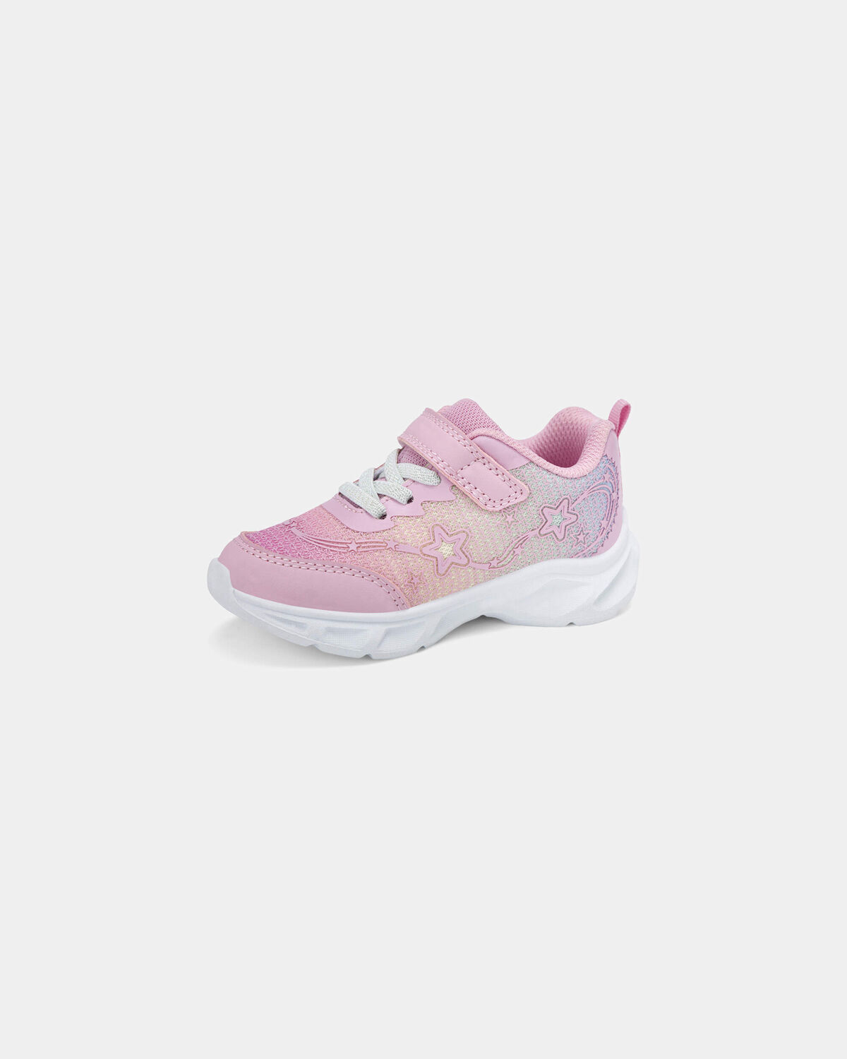 Toddler Girl Star Light-Up Athletic Sneakers - Pink - Image 6