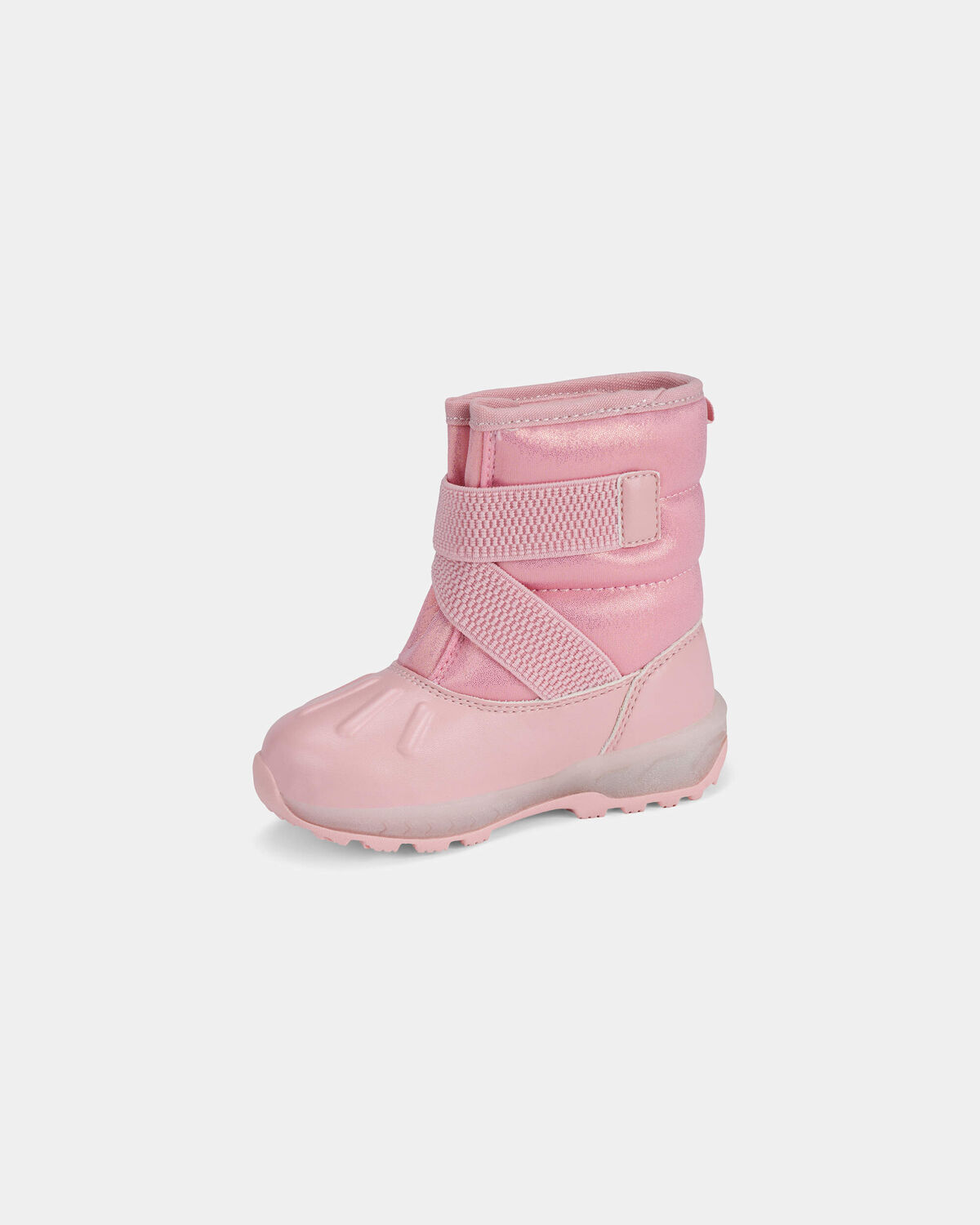 Toddler Girl Iridescent Light-Up Snow Boots - Pink - Image 6
