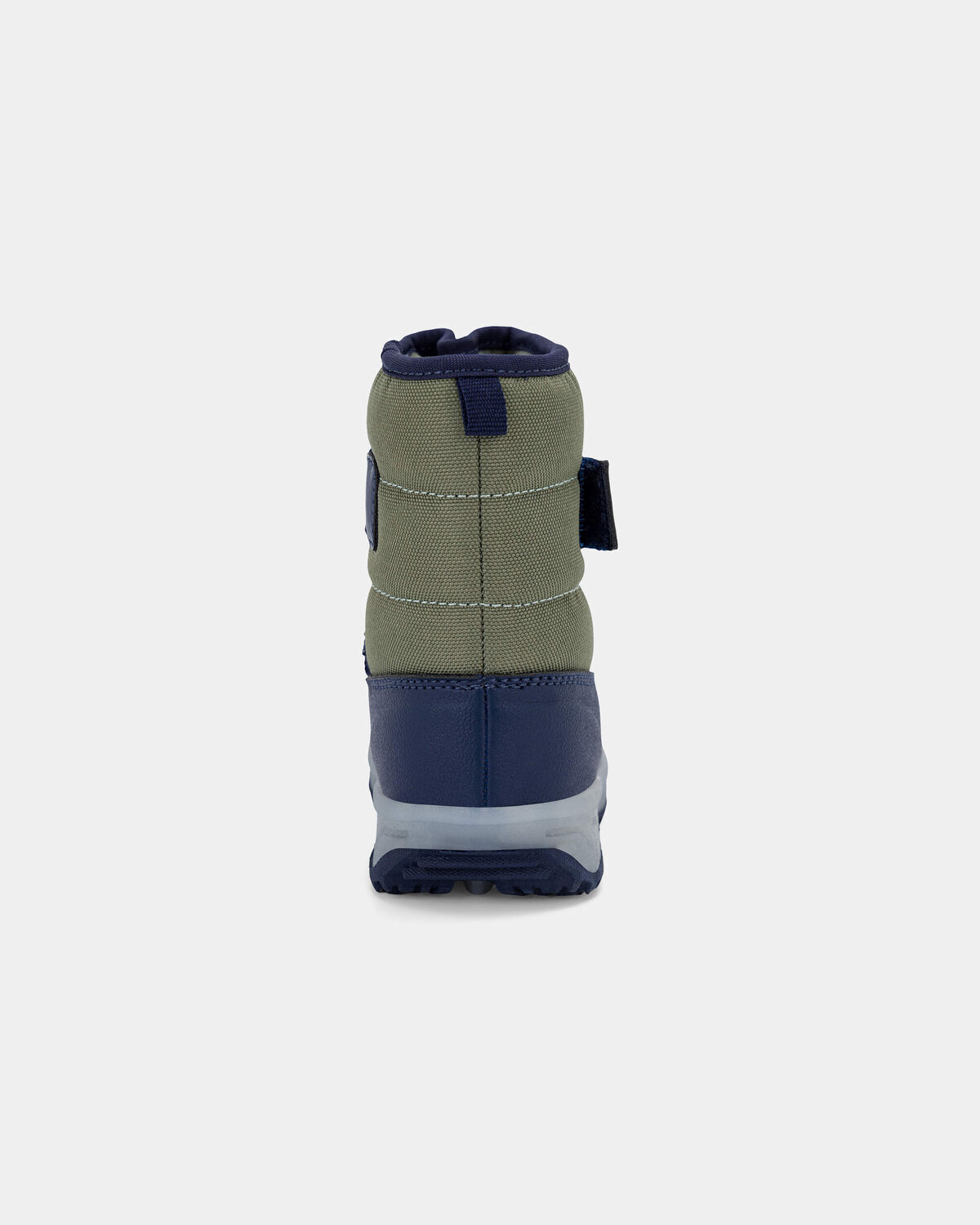 Toddler Boy Color Block Snow Boots - Olive/Navy - Image 3
