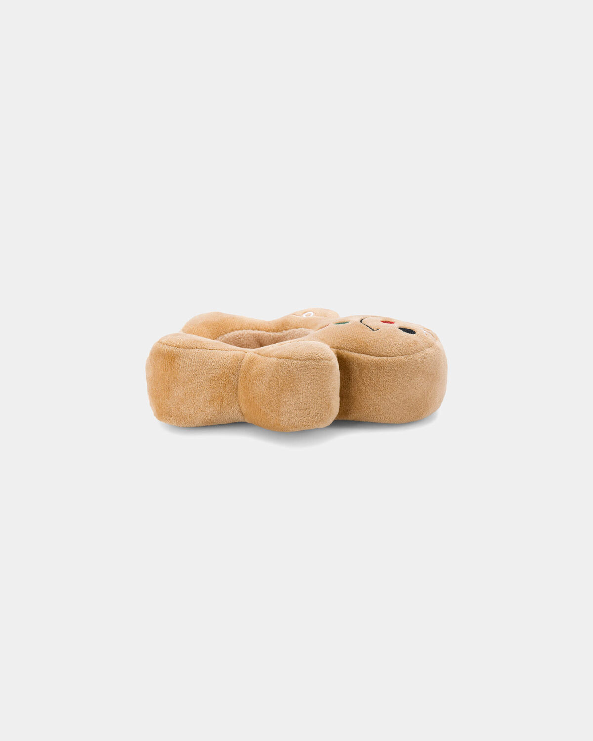 Boys Gingerbread Man Slippers - Brown - Image 2
