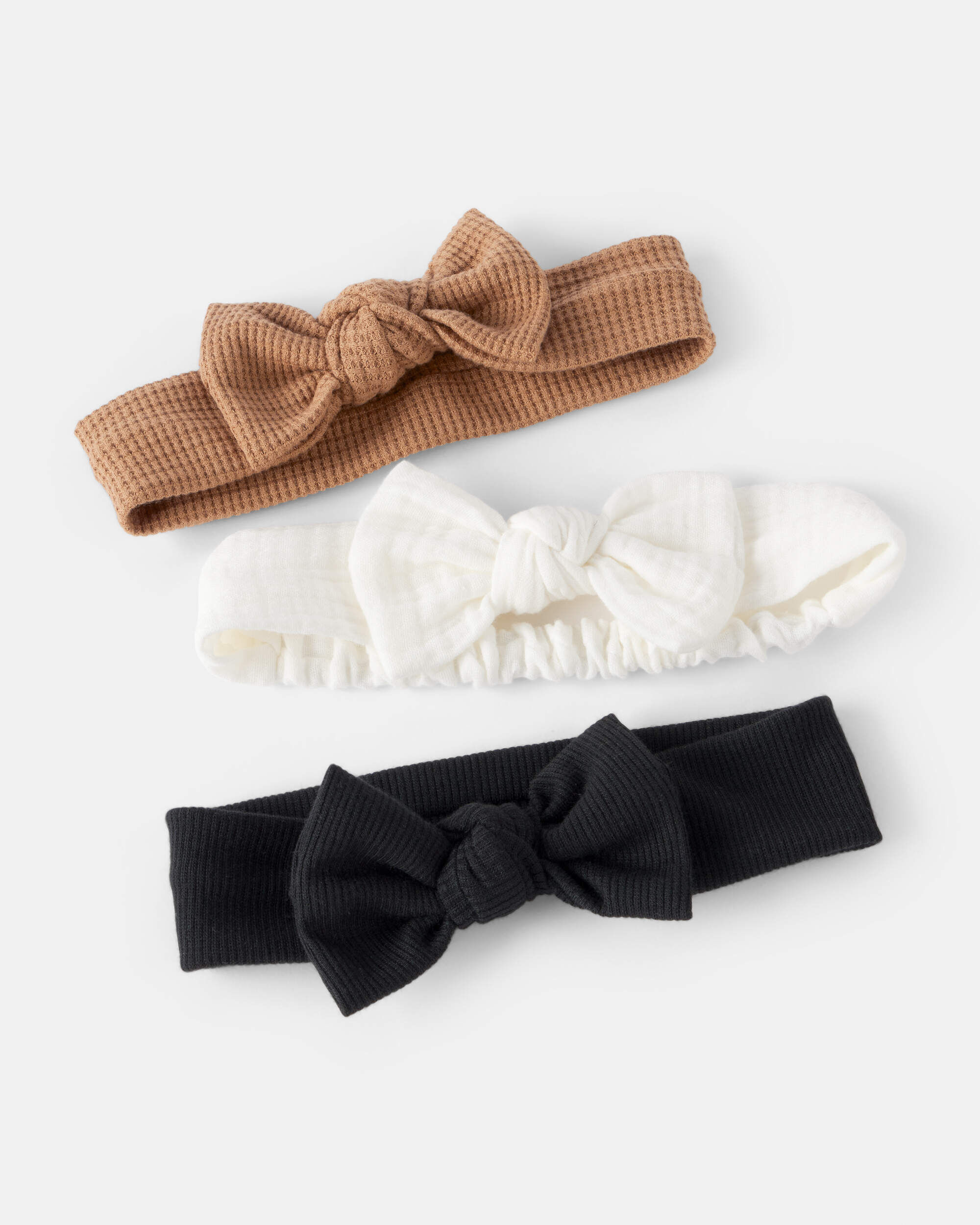 Baby Girl 3-Pack Bow Headwraps - Image 2