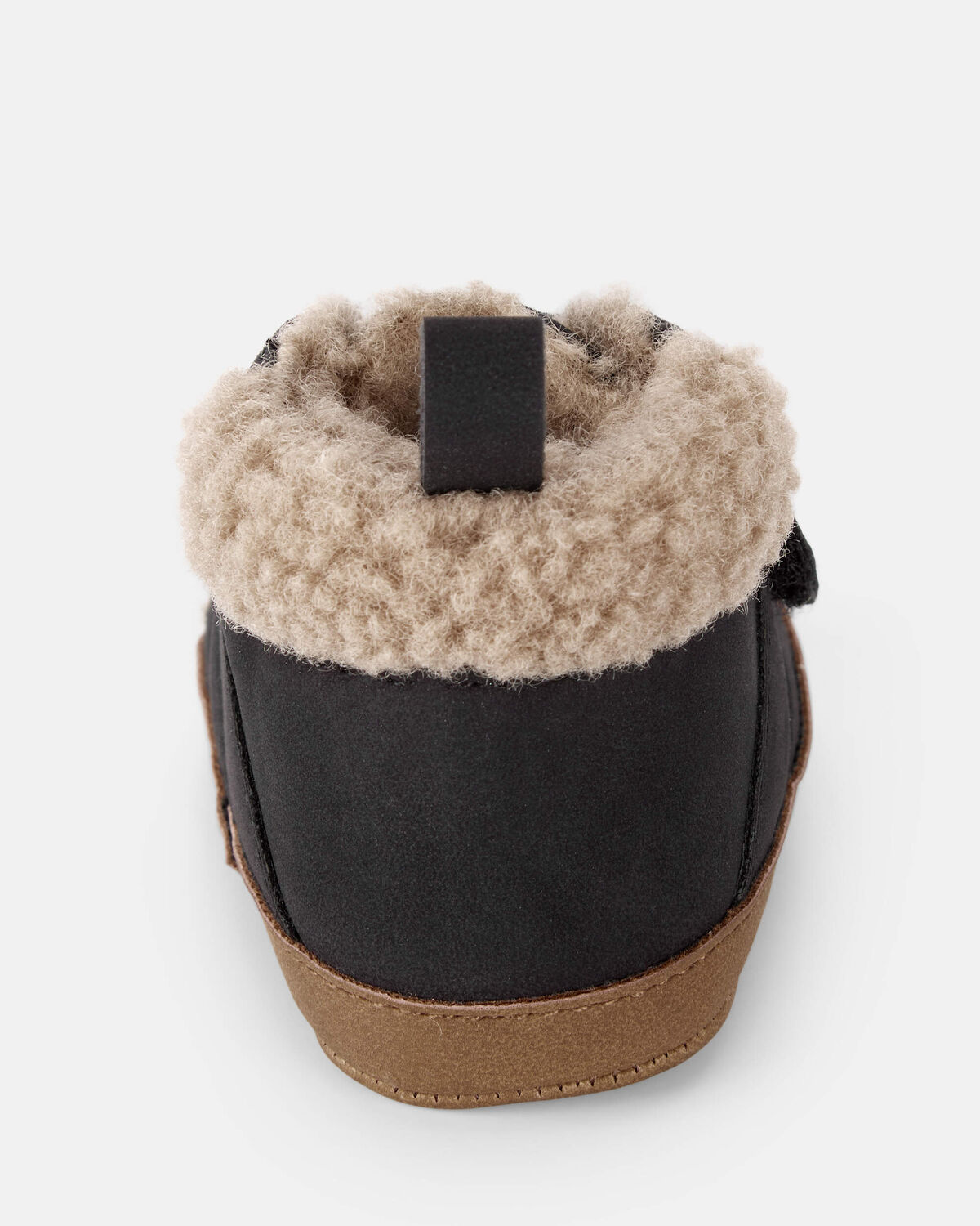 Baby Boy Sherpa Boots - Black/Brown - Image 3