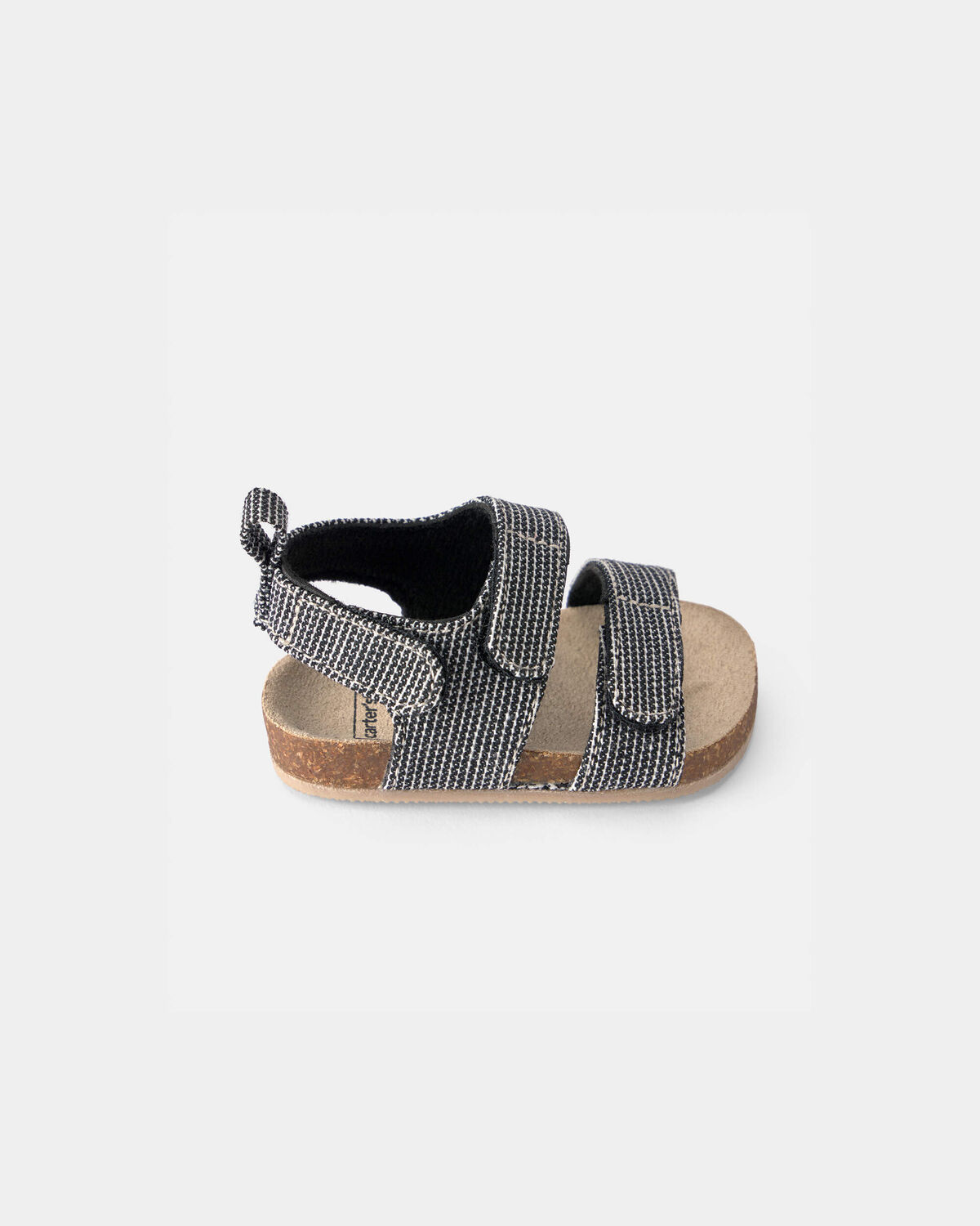 Baby Boy Striped Sandals - Black - Image 2