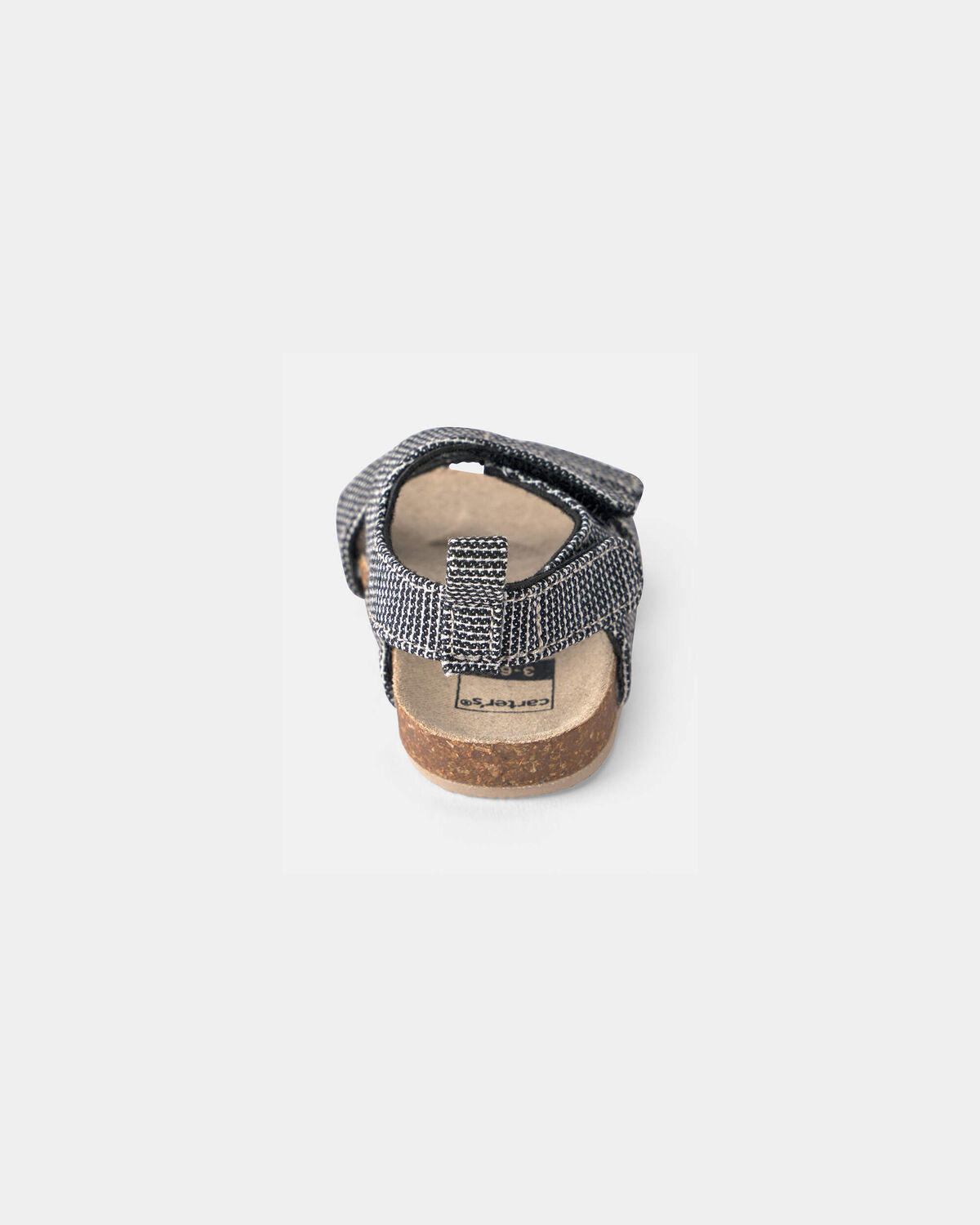 Baby Boy Striped Sandals - Black - Image 3