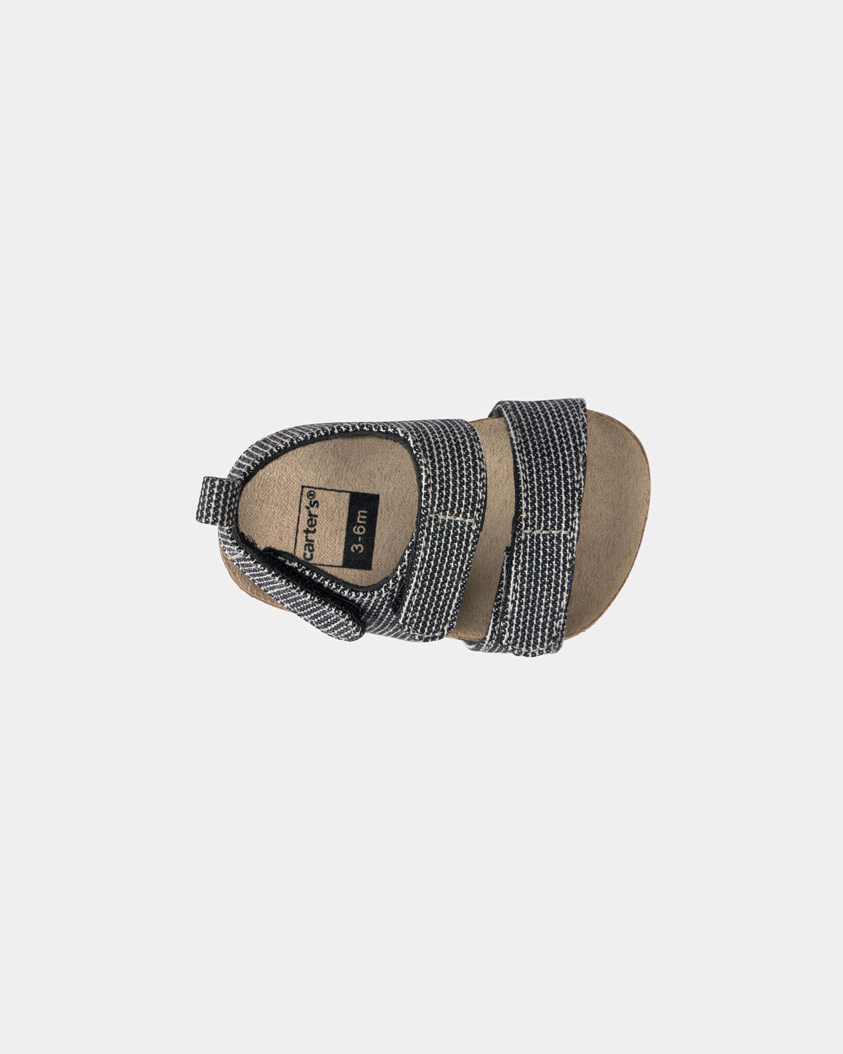 Baby Boy Striped Sandals - Black - Image 4