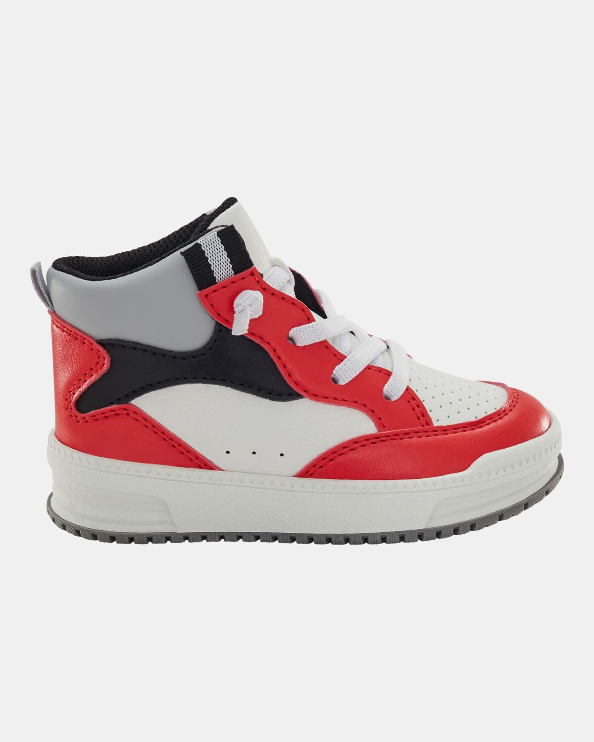 Toddler High-Top Sneakers - Red/White - Image 2