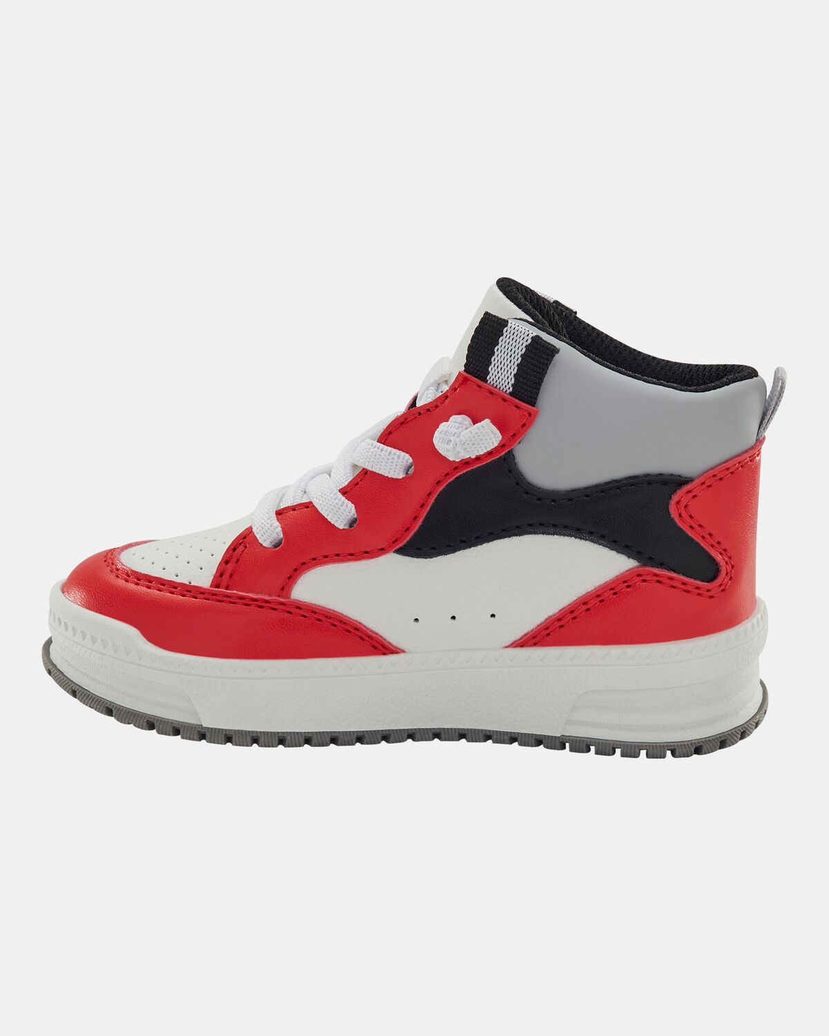 Toddler High-Top Sneakers - Red/White - Image 6
