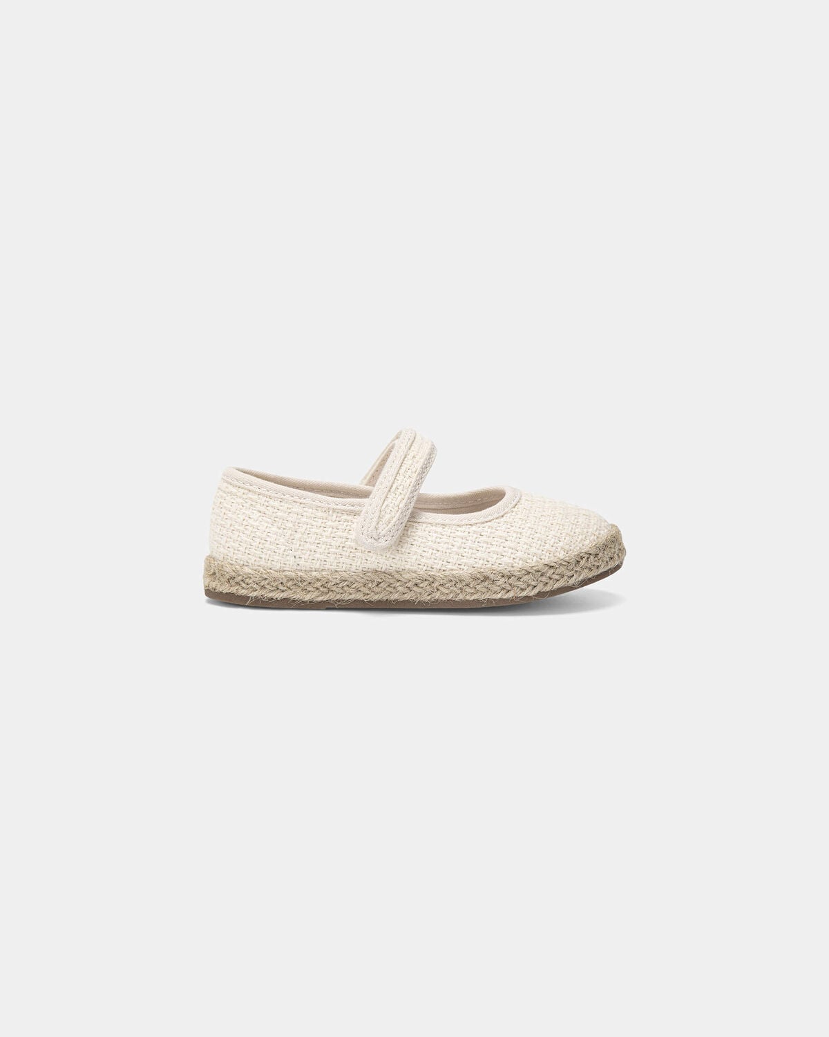 Toddler Girl Woven Casual Shoes - Cream - Image 2