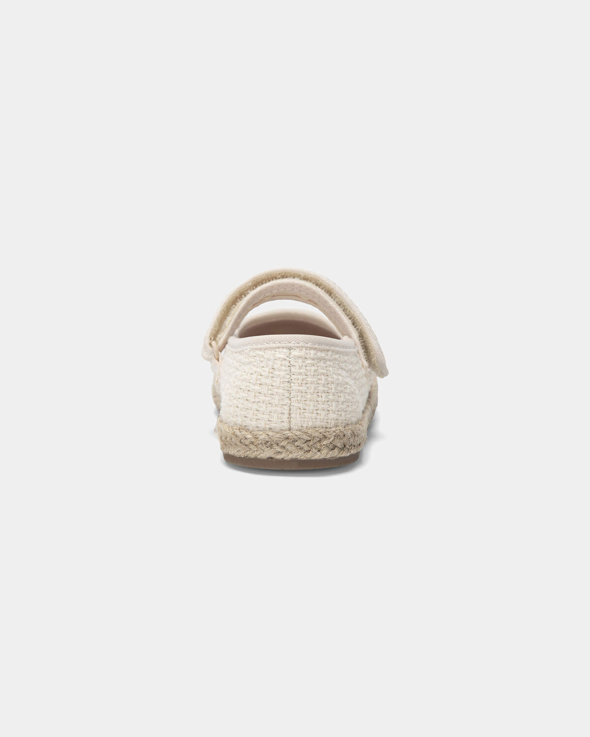 Toddler Girl Woven Casual Shoes - Cream - Image 3