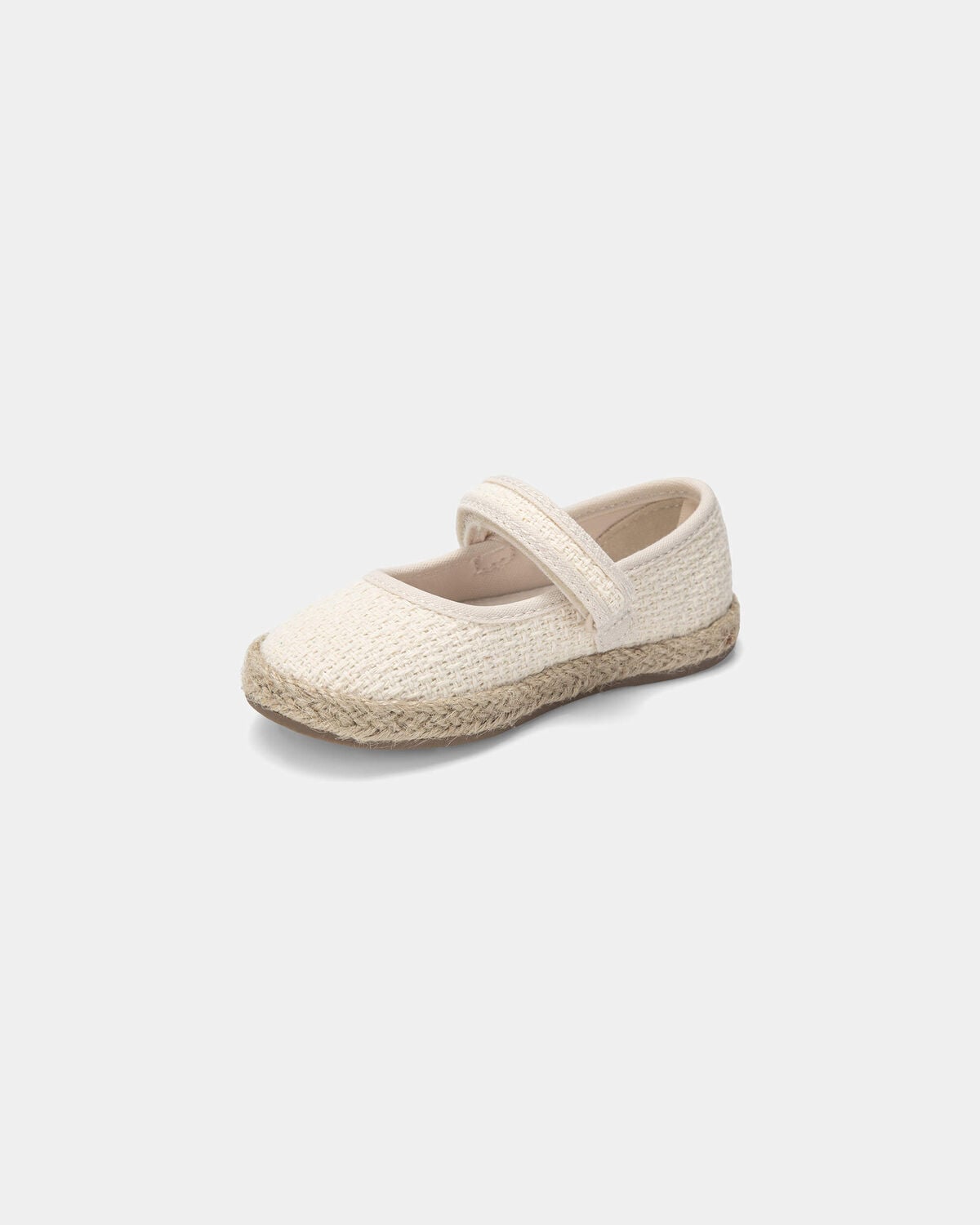 Toddler Girl Woven Casual Shoes - Cream - Image 6