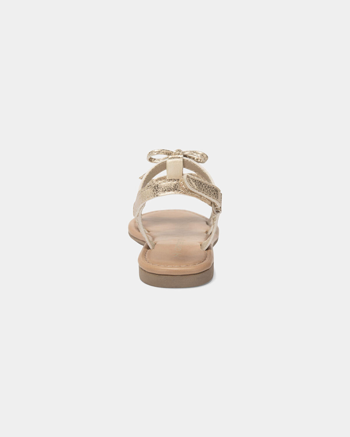 Toddler Girl Metallic Bow Sandals - Gold - Image 3