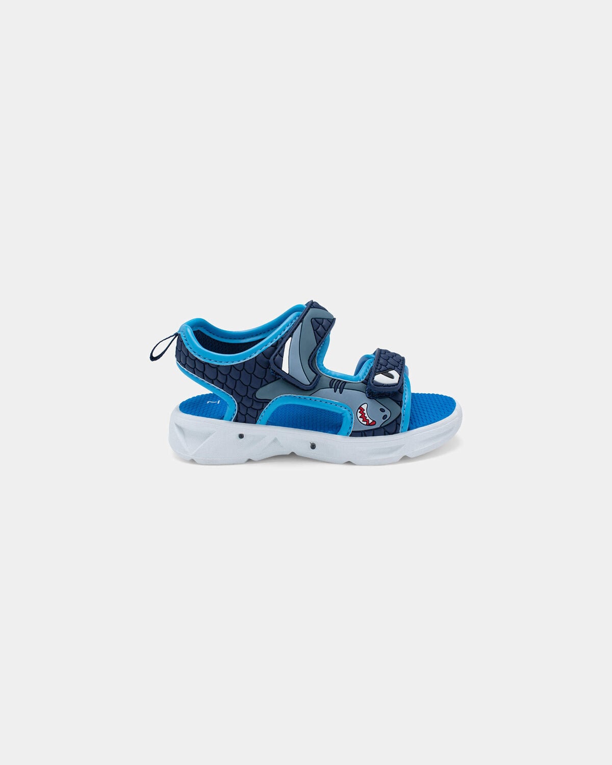 Toddler Boy Shark Light Up Sandals - Blue - Image 2