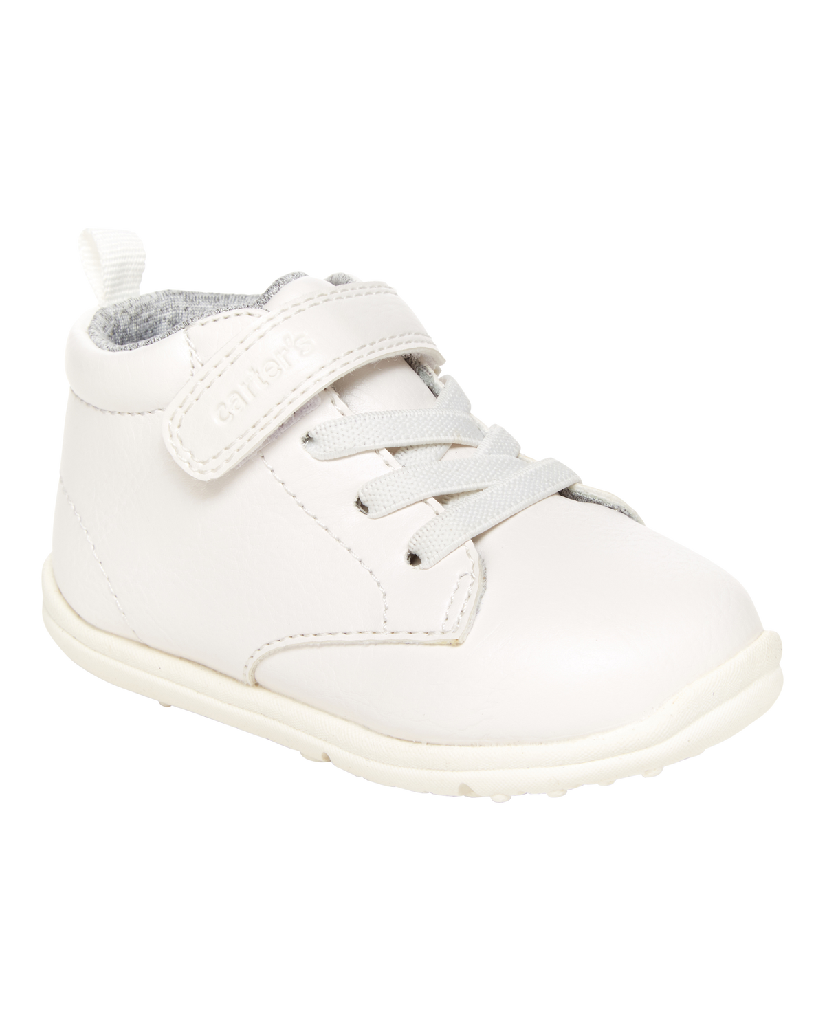 Boys Every Step® First Walker High-Top Sneakers - White