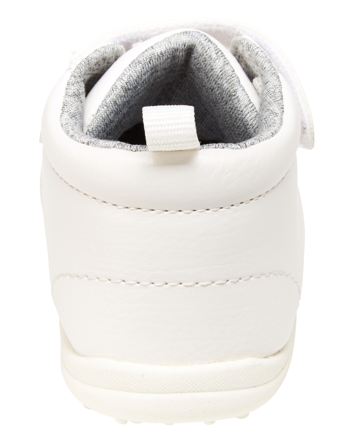 Boys Every Step® First Walker High-Top Sneakers - White - Image 3