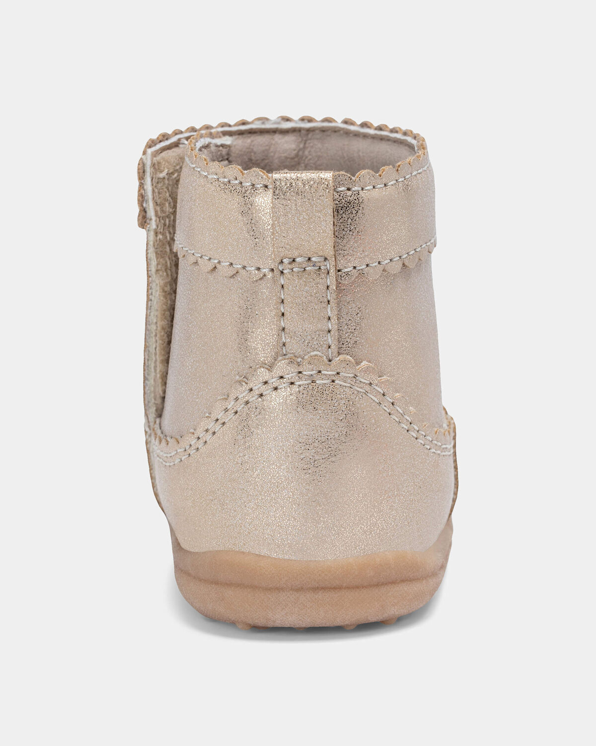 Baby Girl Every Step® First Walker Metallic Boots - Gold - Image 3