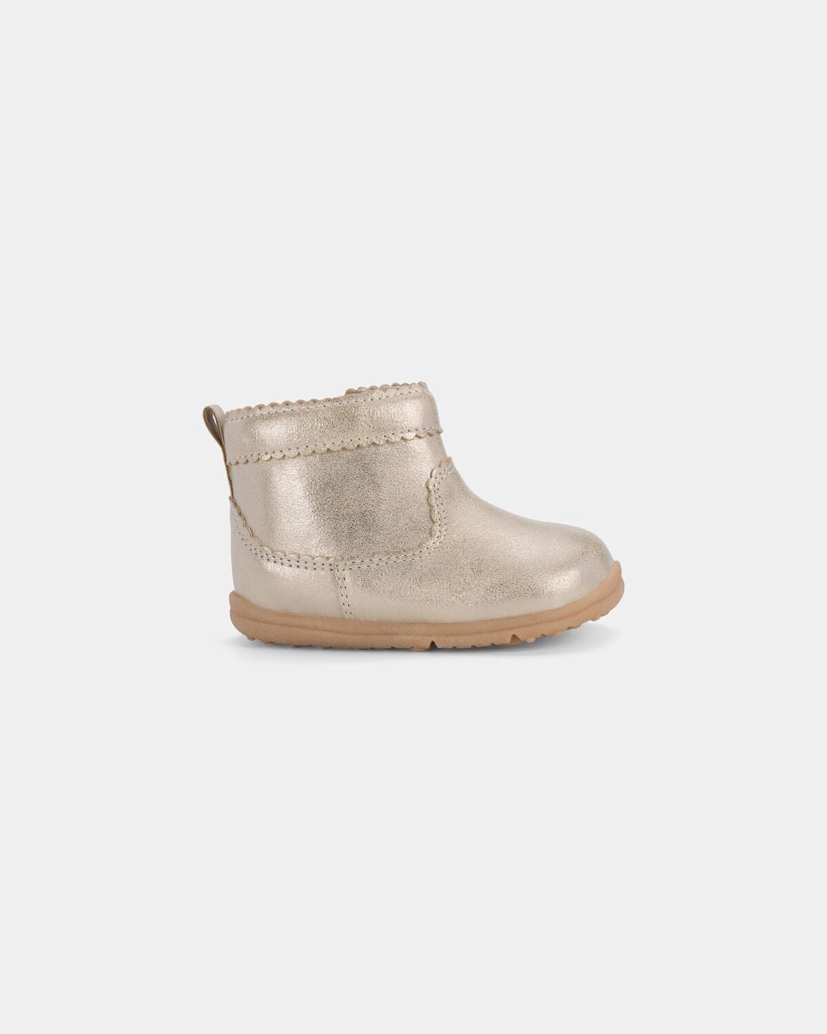 Baby Girl Every Step® First Walker High Top Boots - Gold - Image 2