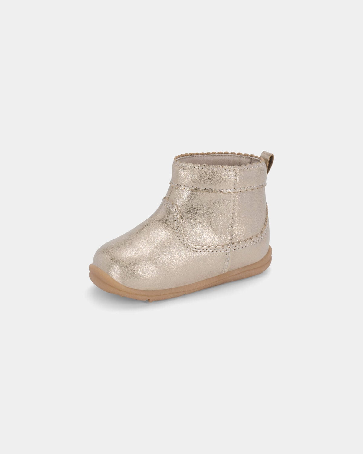 Baby Girl Every Step® First Walker High Top Boots - Gold - Image 6