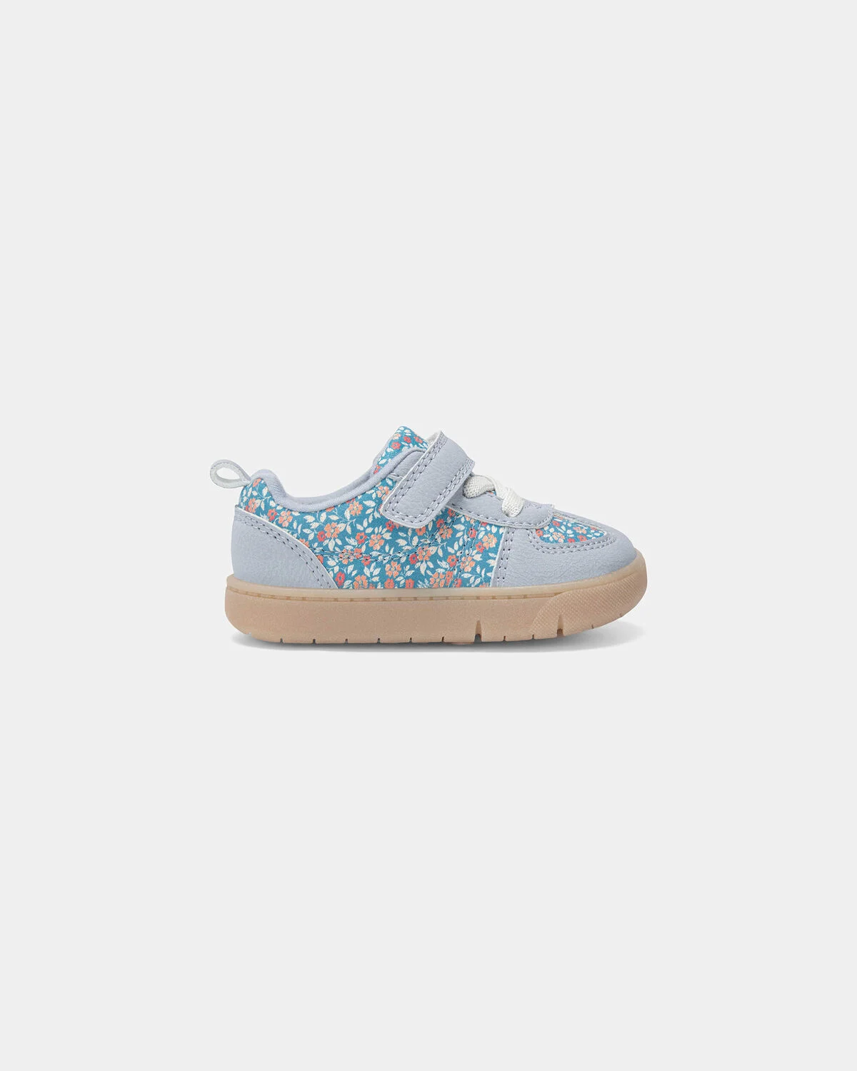 Baby Girl Every Step® First Walker Floral Casual Shoes - Blue - Image 2
