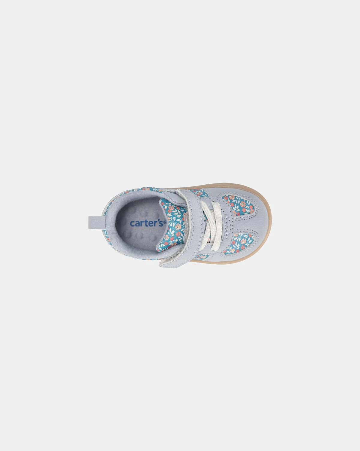 Baby Girl Every Step® First Walker Floral Casual Shoes - Blue - Image 4