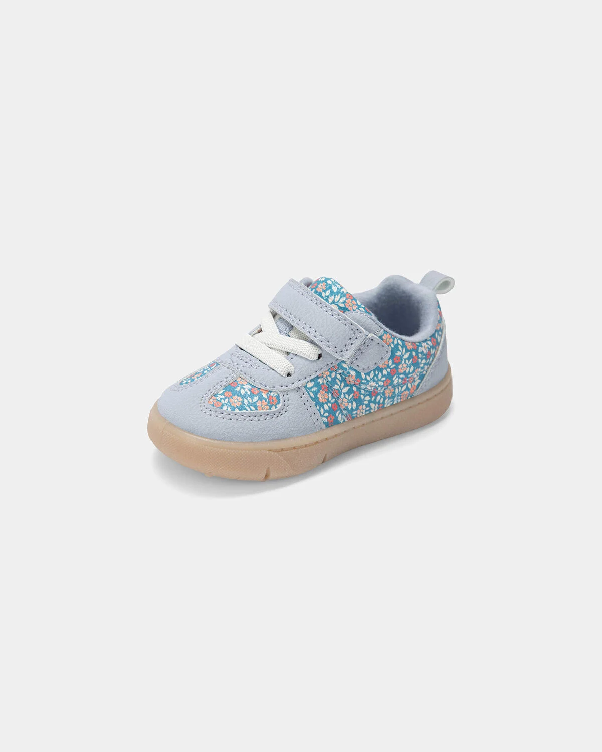 Baby Girl Every Step® First Walker Floral Casual Shoes - Blue - Image 6