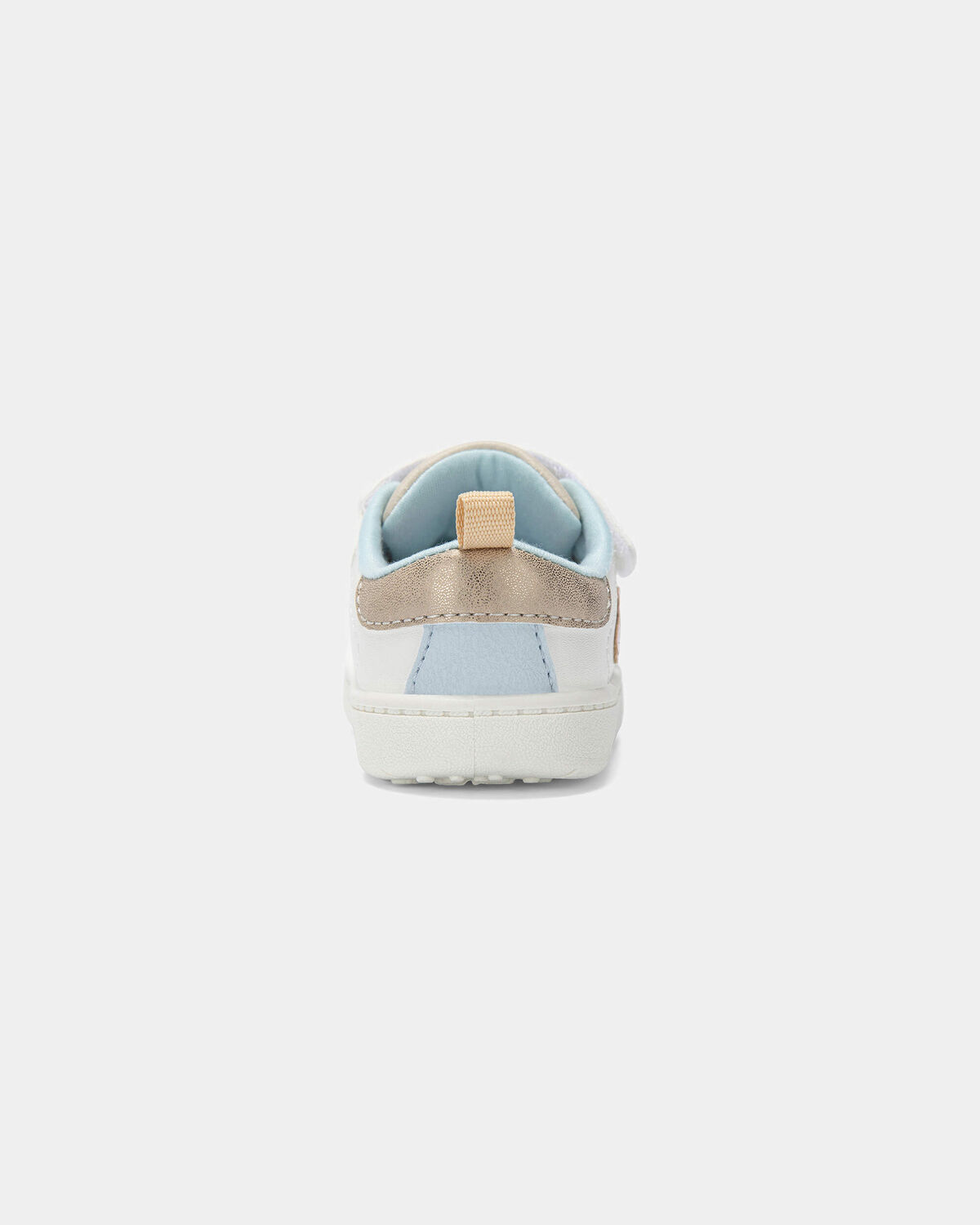 Baby Girl Every Step® First Walker Heart Casual Shoes - White/Tan - Image 3