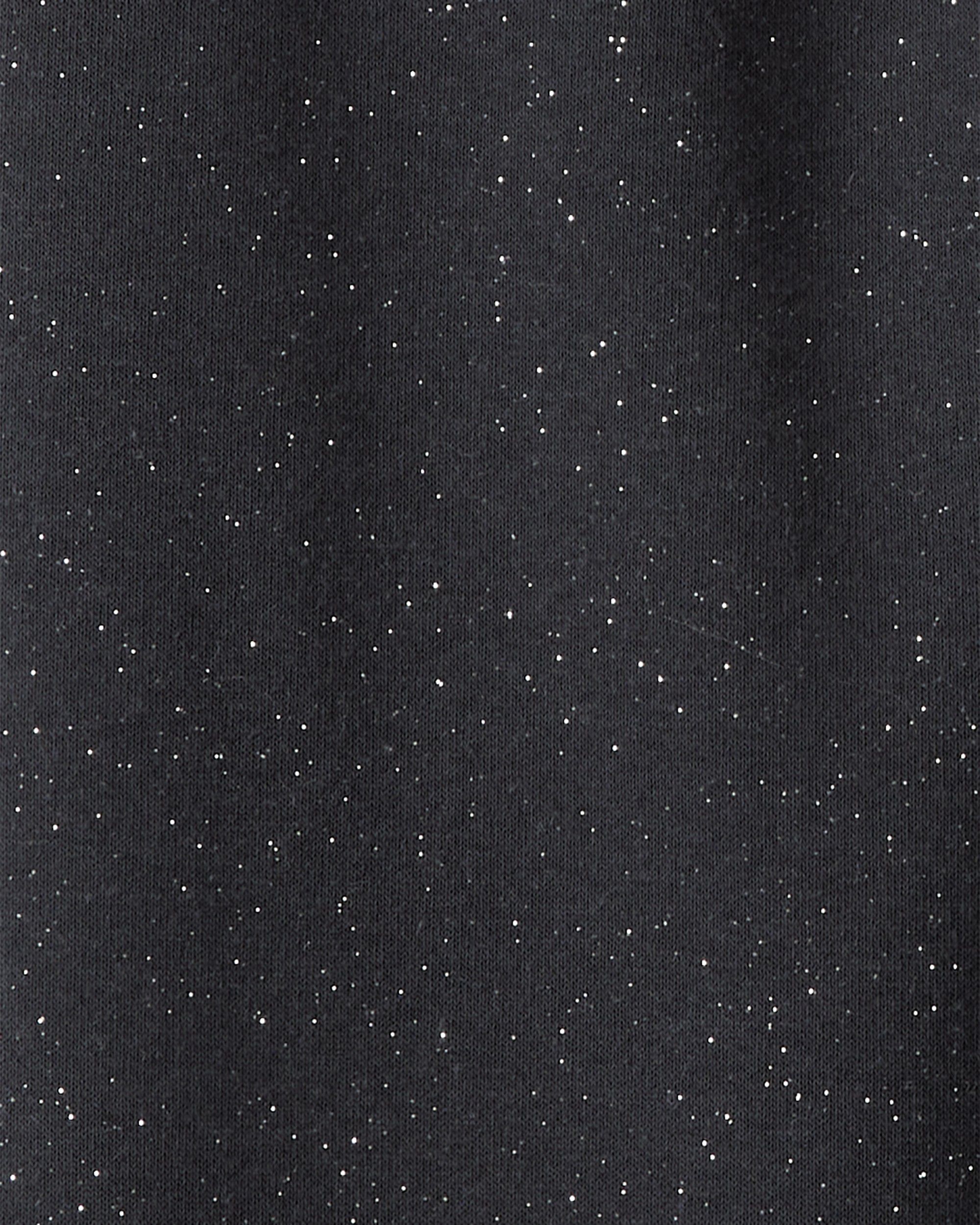 Girls Wicked Elphaba Sparkle Joggers - Black - Image 5